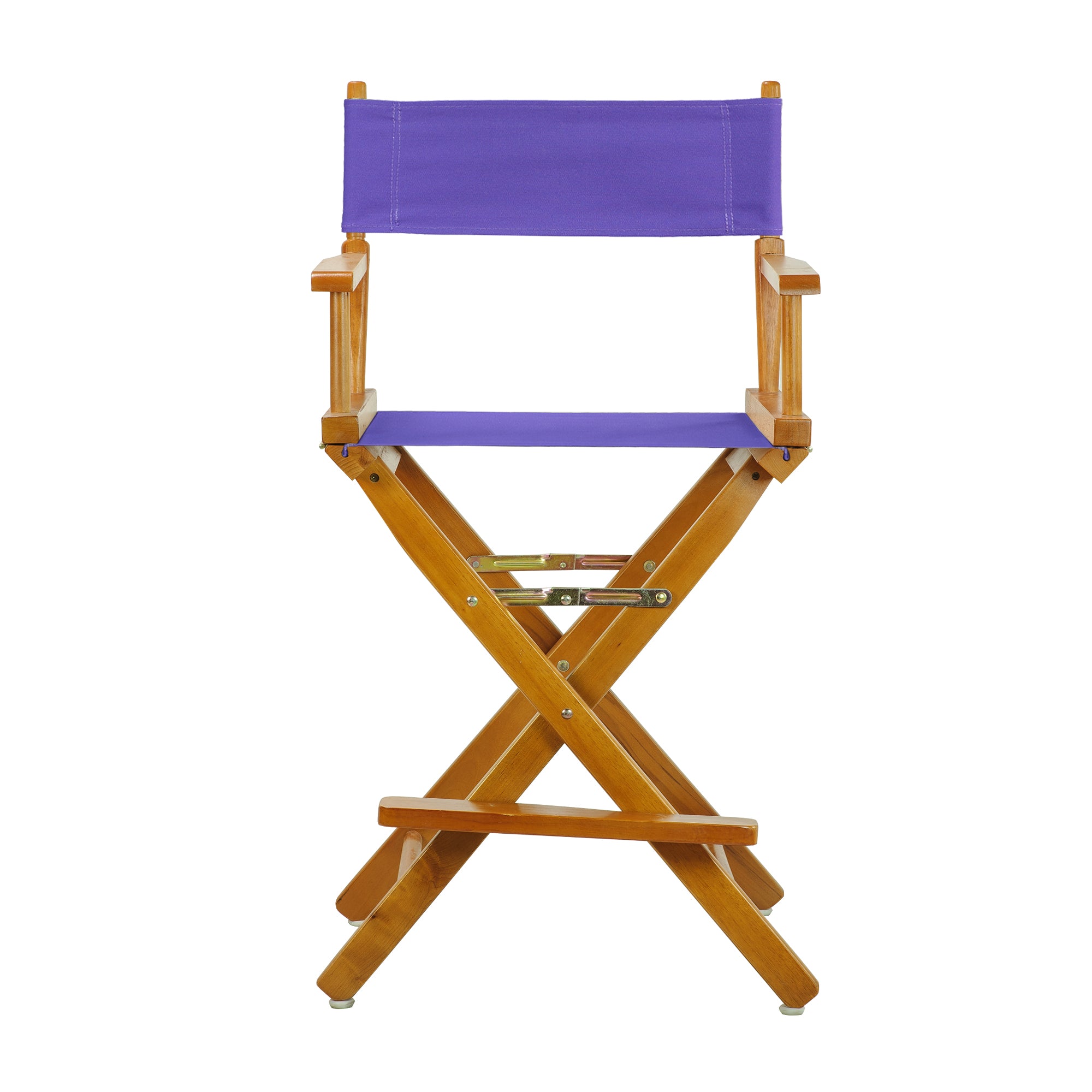 24' Director'S Chair Honey Oak Frame-Purple Canvas