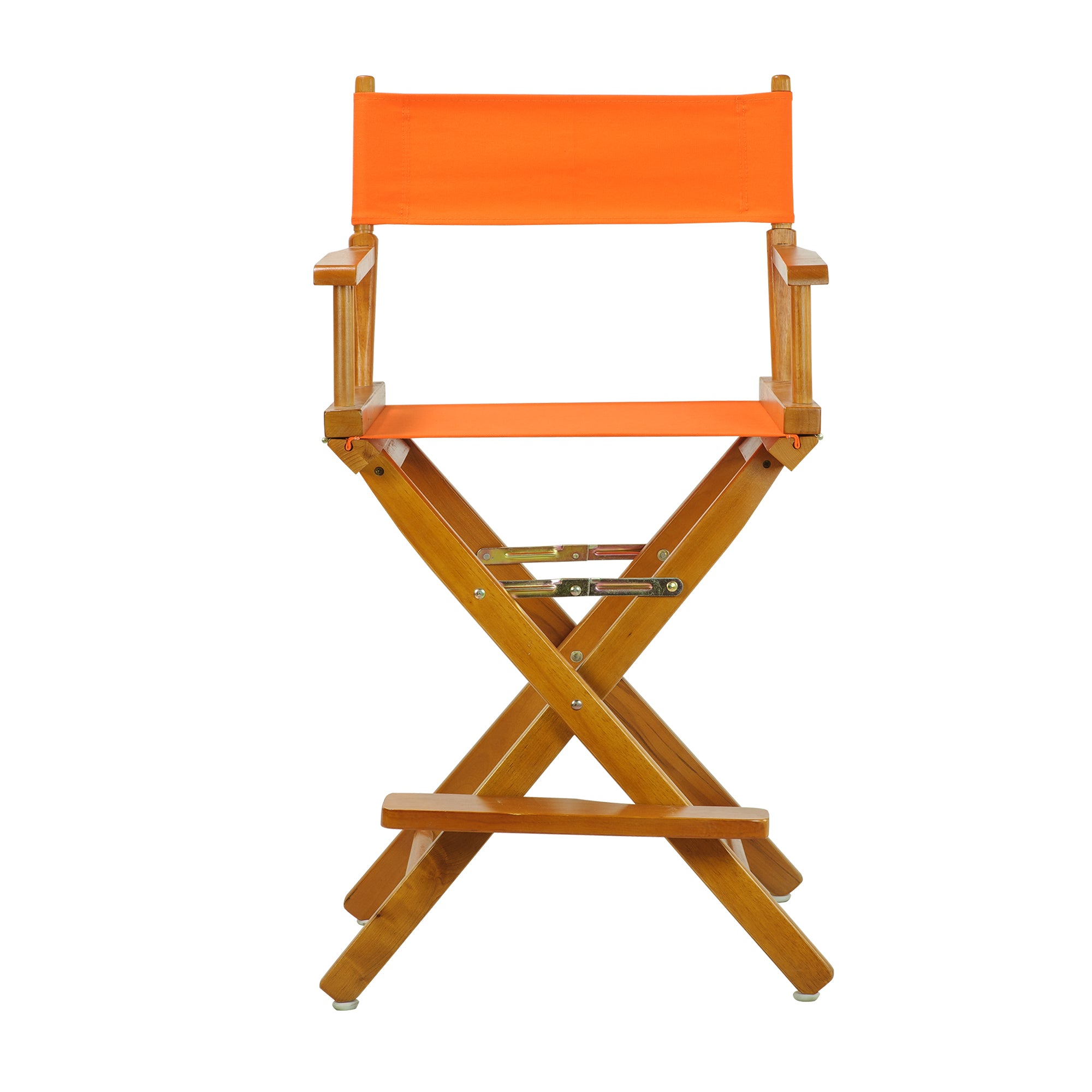 24' Director'S Chair Honey Oak Frame-Tangerine Canvas