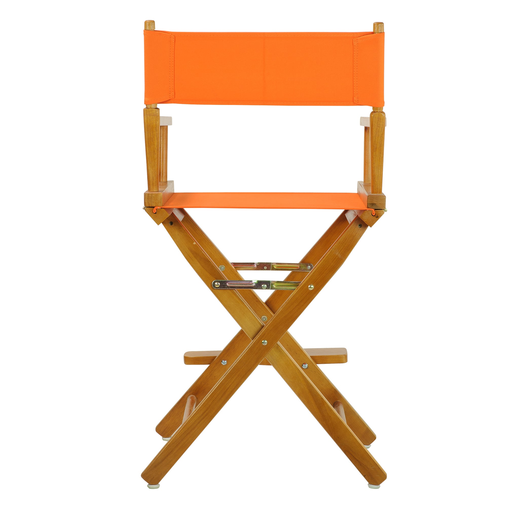 24' Director'S Chair Honey Oak Frame-Tangerine Canvas
