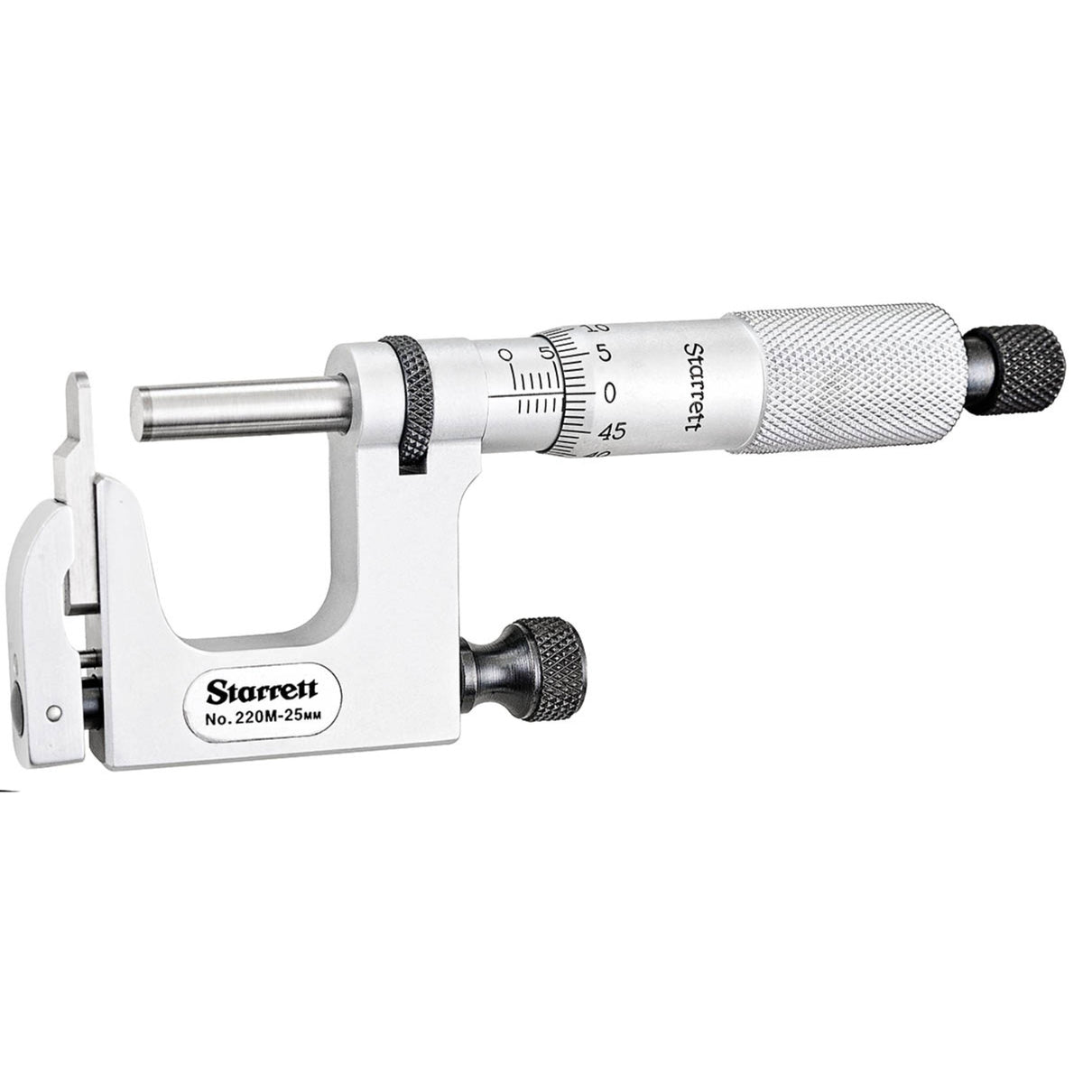 220Mxrl-25 Mul-T-Anvil Micrometer With Round And Flat Anvils And Carbide Faced Spindle