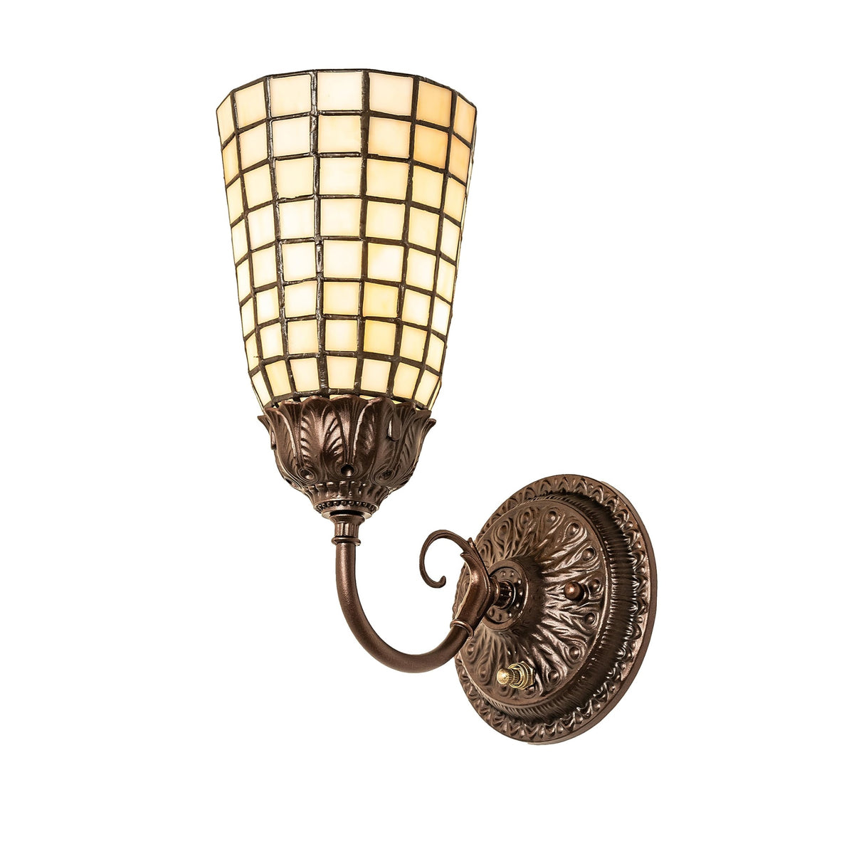 6' Wide Terra Bone Wall Sconce