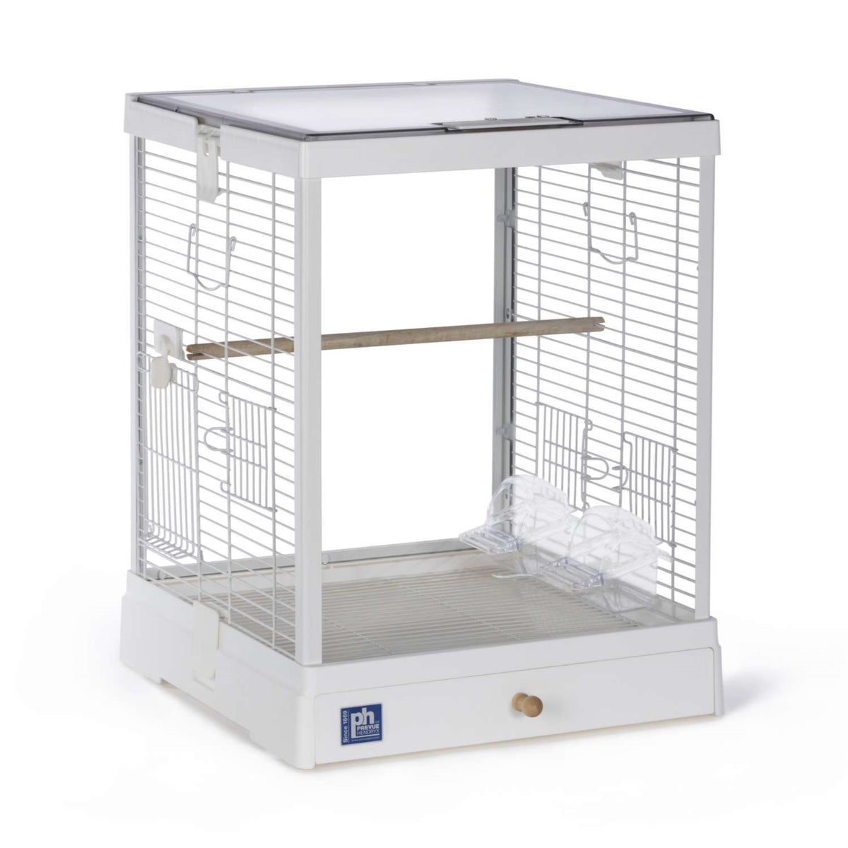 Crystal Palace Bird Cage - White
