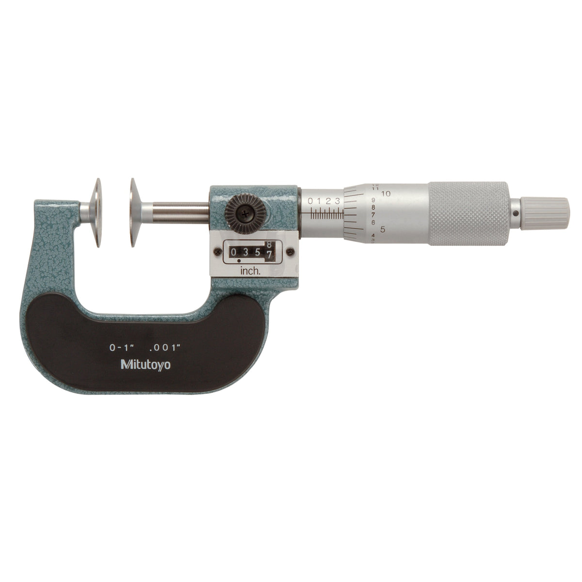 Center Mic, Dsk, 0-1 In, .001 In, Rs