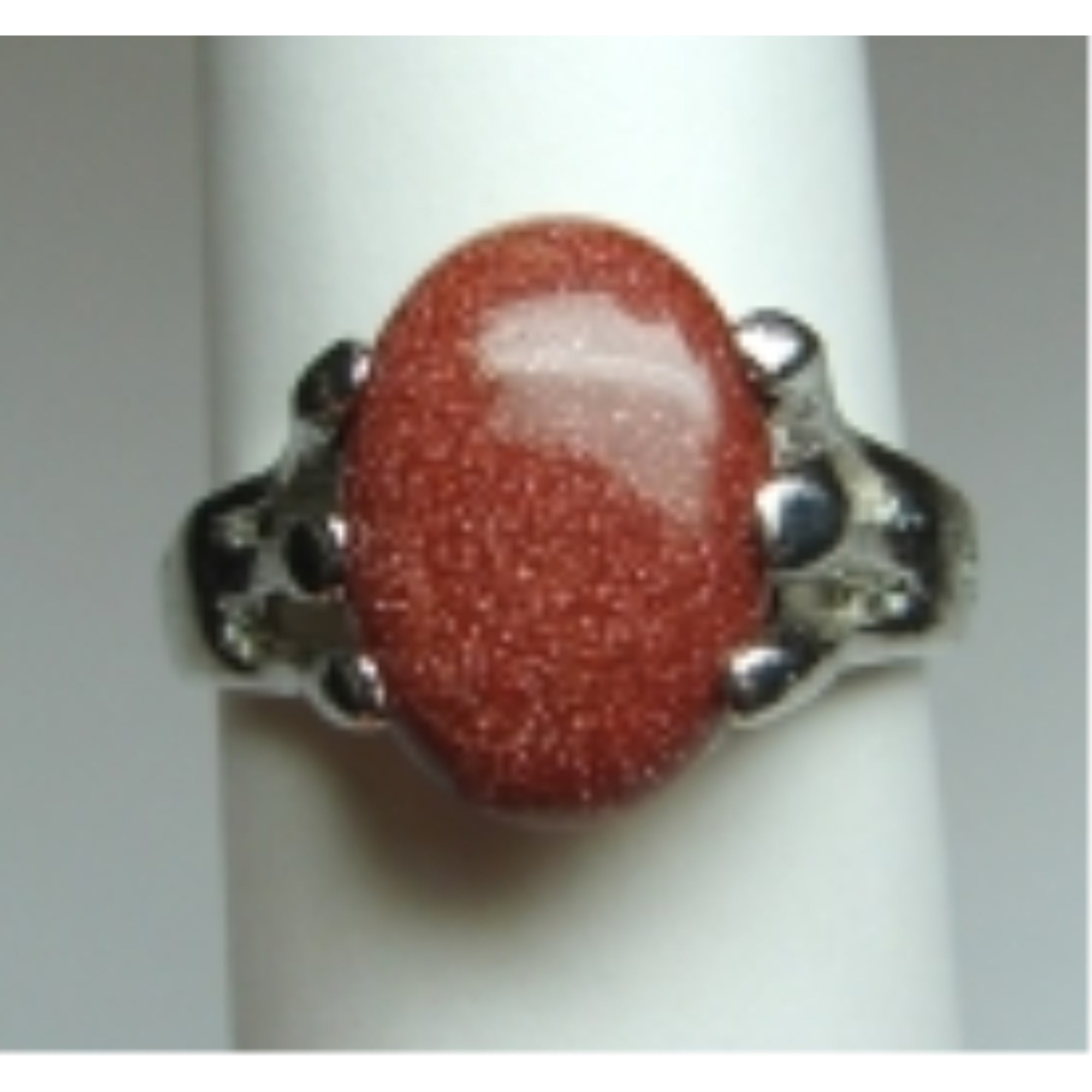 Red Goldstone Fashion Rings