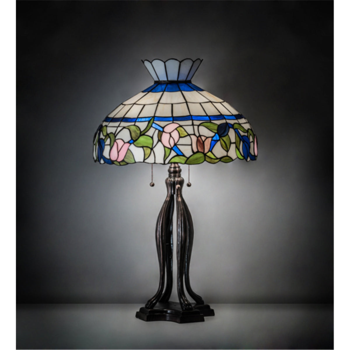 31' High Rose Vine Table Lamp