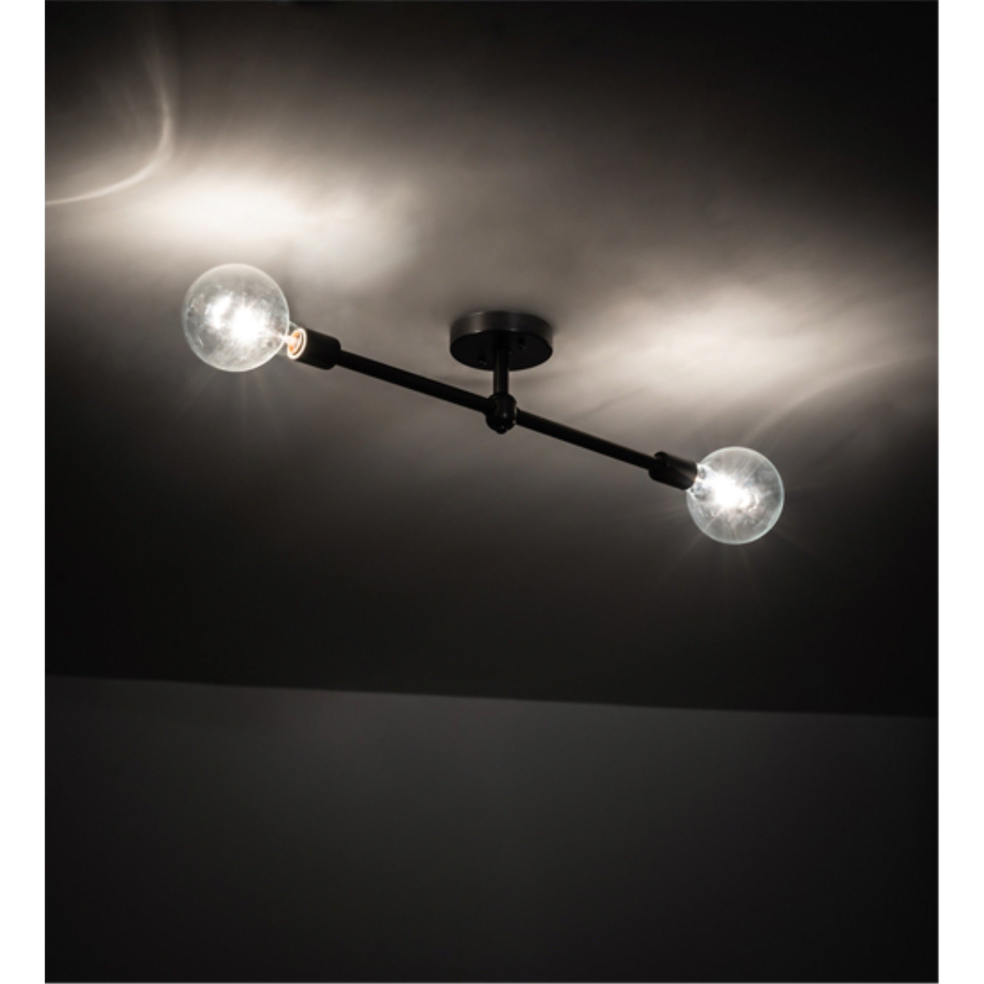 24' Wide Pronograde Jack 2 Light Flushmount