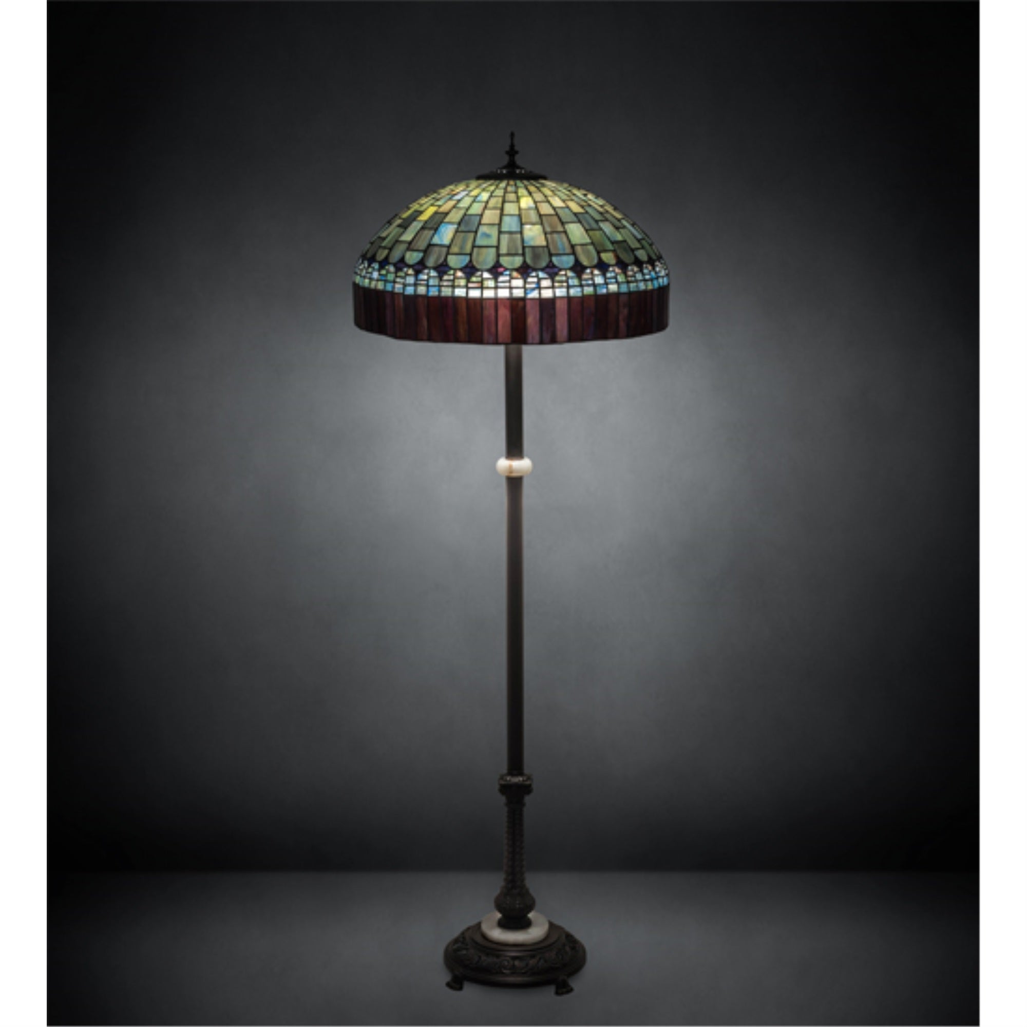 62' High Tiffany Candice Floor Lamp