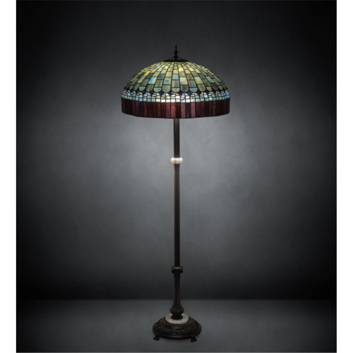 62' High Tiffany Candice Floor Lamp