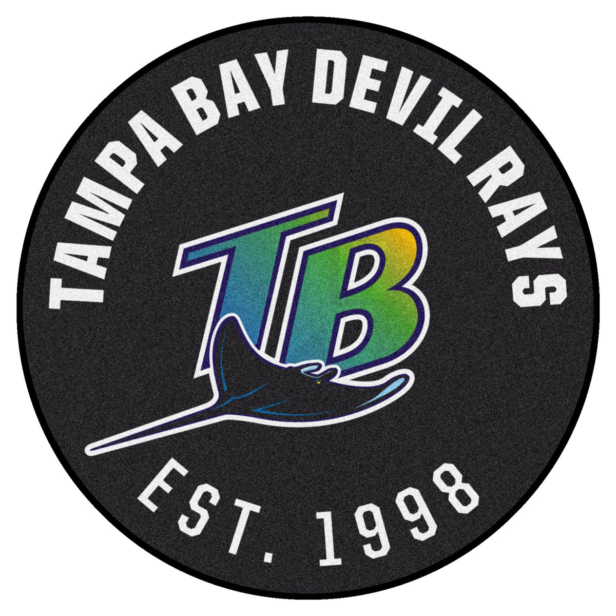 Fanmats, Mlbcc - Tampa Bay Rays Roundel Mat