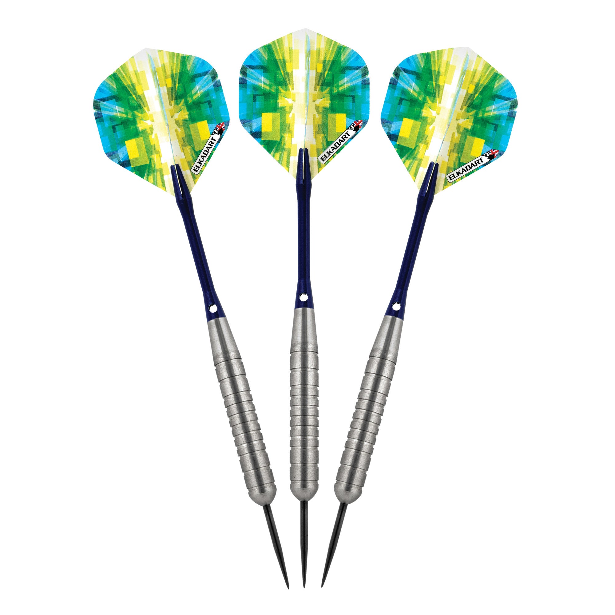 Elkadart Prism Ringed Silver Steel Tip Darts 23 Grams