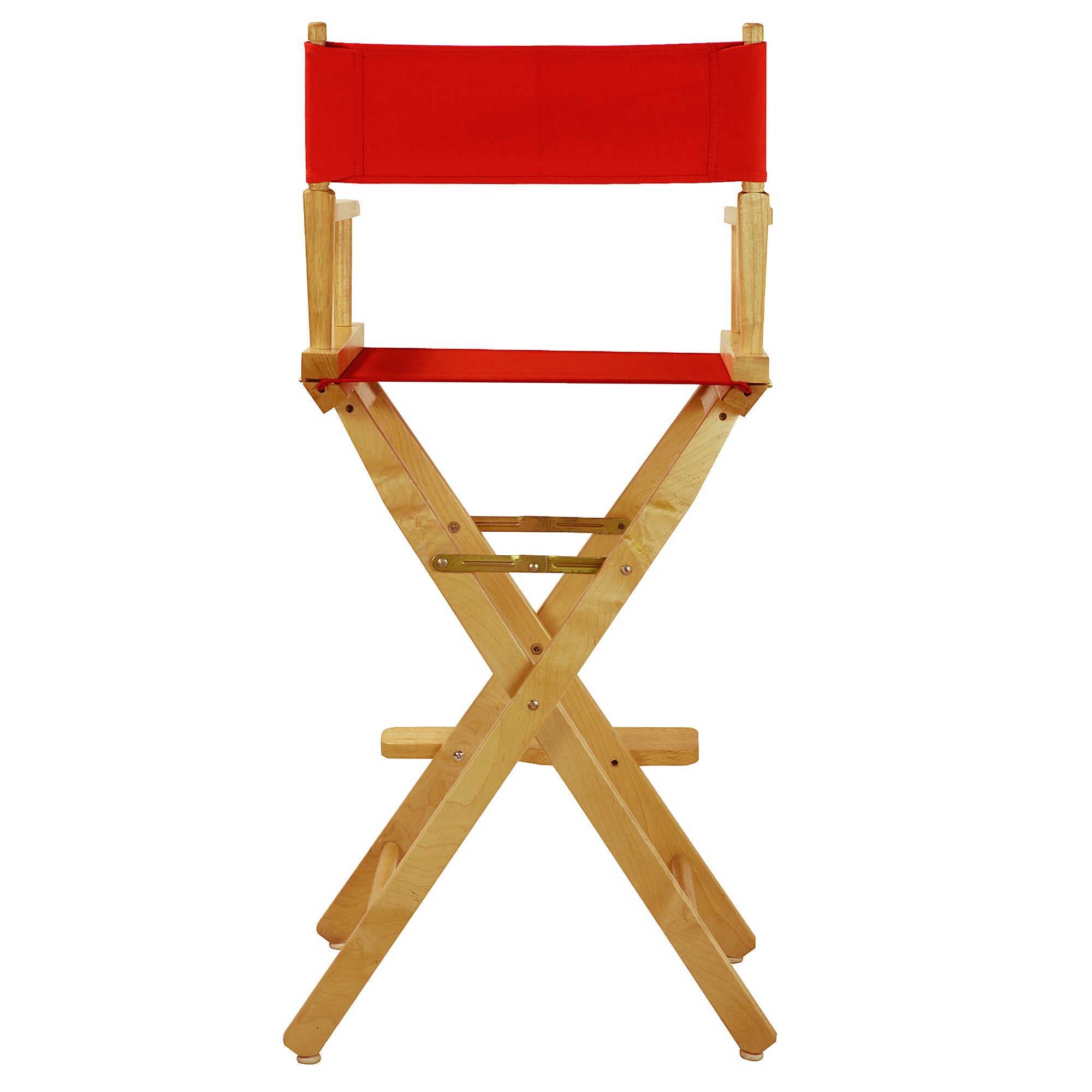 30' Director'S Chair Natural Frame-Red Canvas