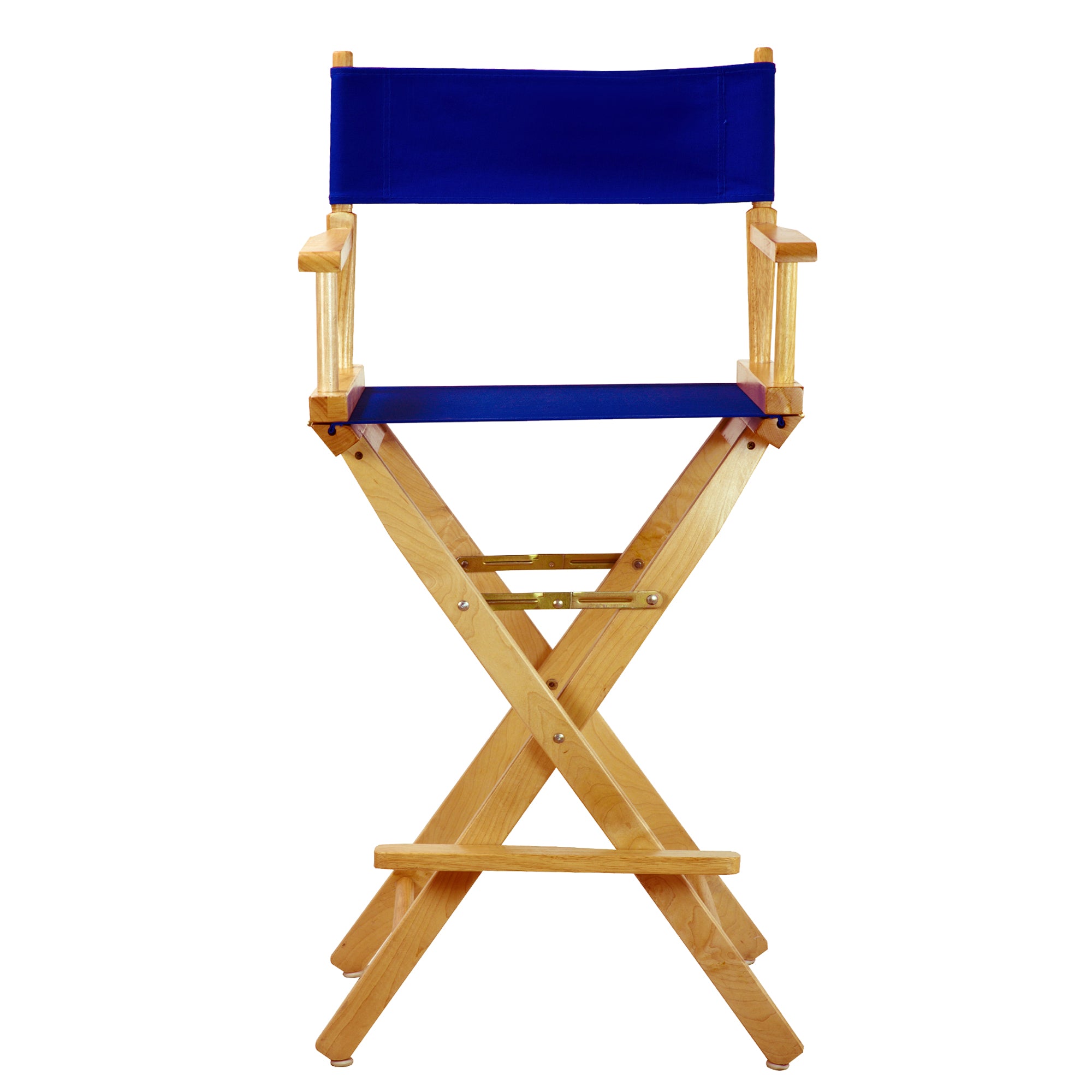 30' Director'S Chair Natural Frame-Royal Blue Canvas