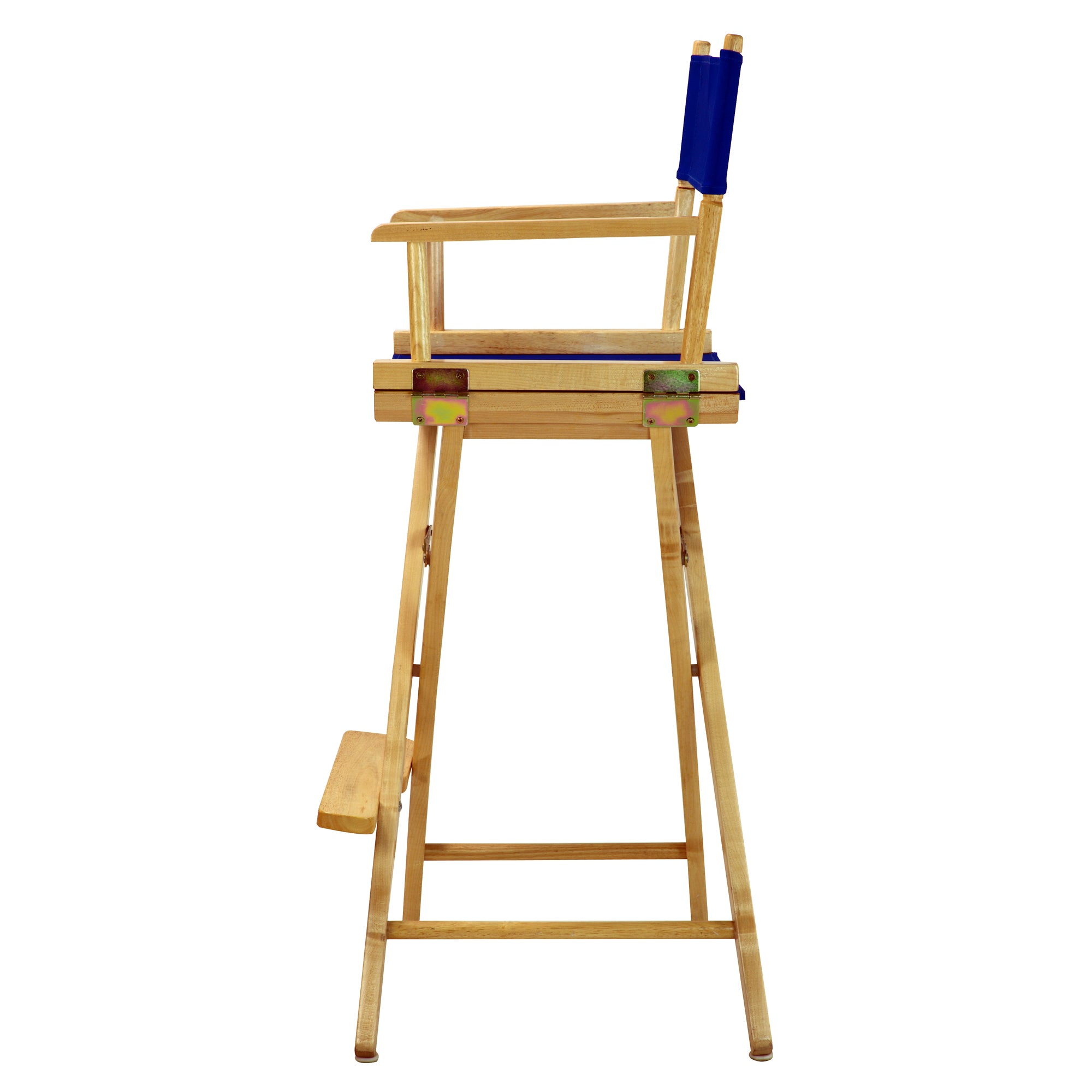 30' Director'S Chair Natural Frame-Royal Blue Canvas