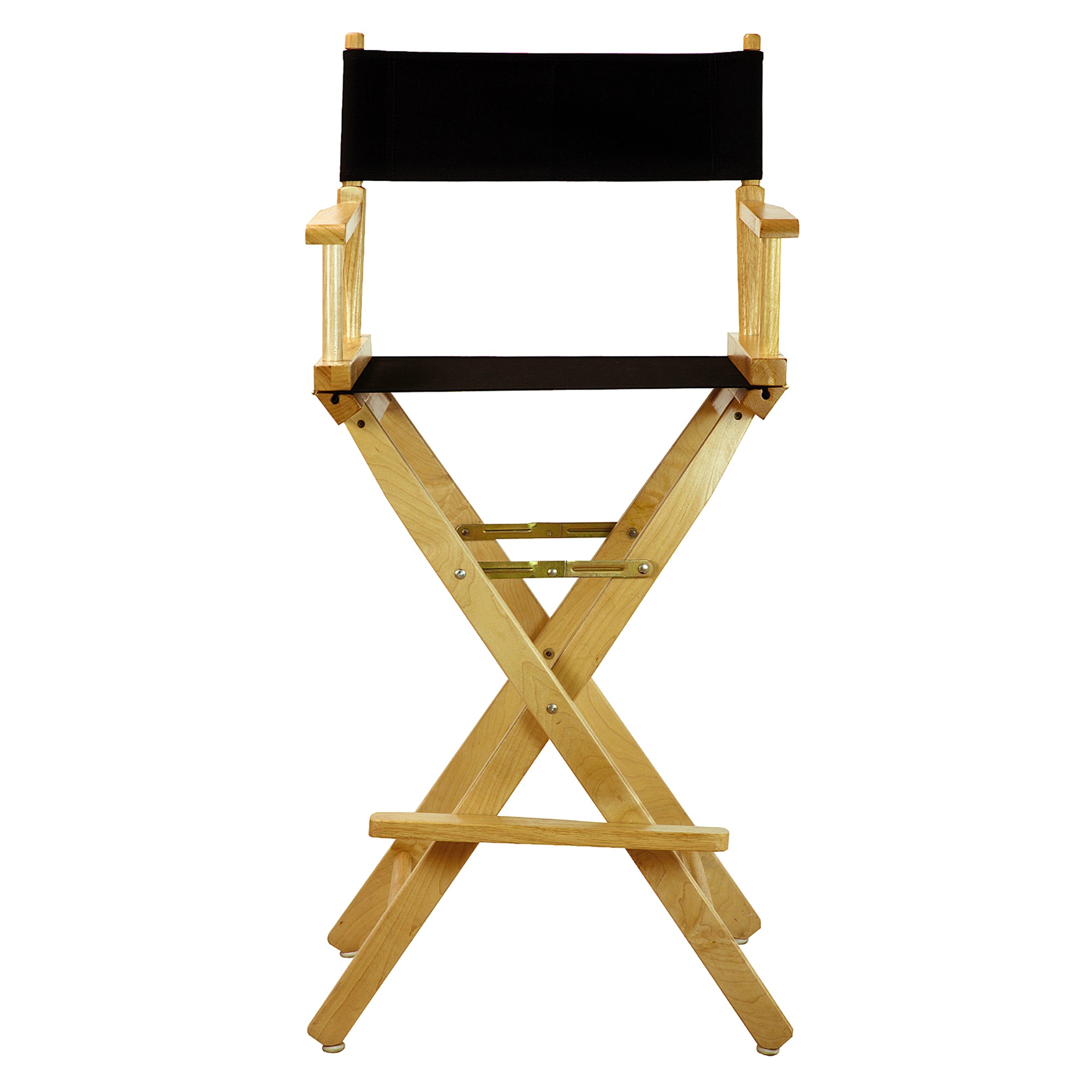 30' Director'S Chair Natural Frame-Black Canvas