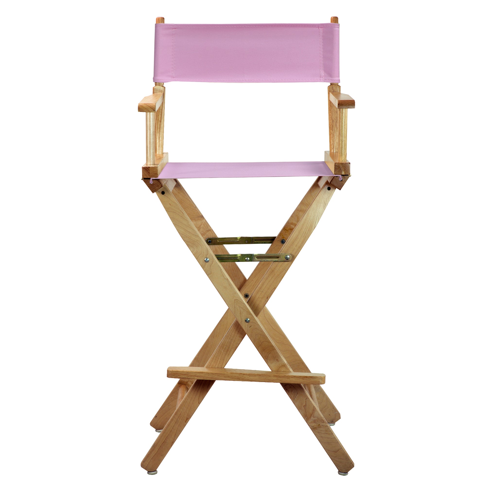 30' Director'S Chair Natural Frame-Pink Canvas