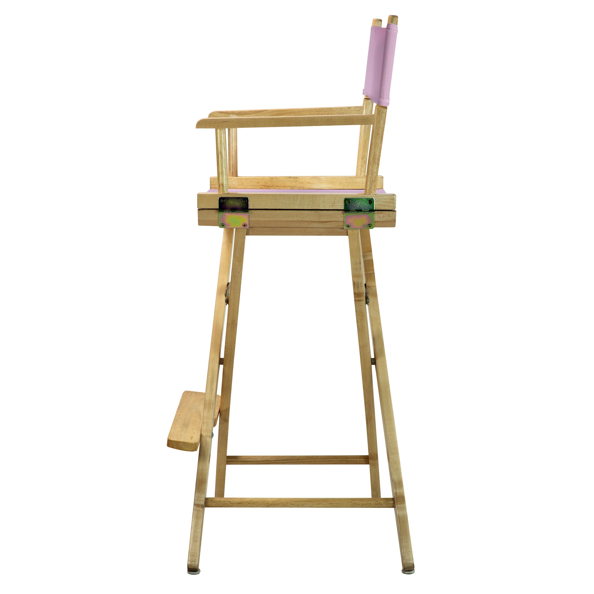 30' Director'S Chair Natural Frame-Pink Canvas