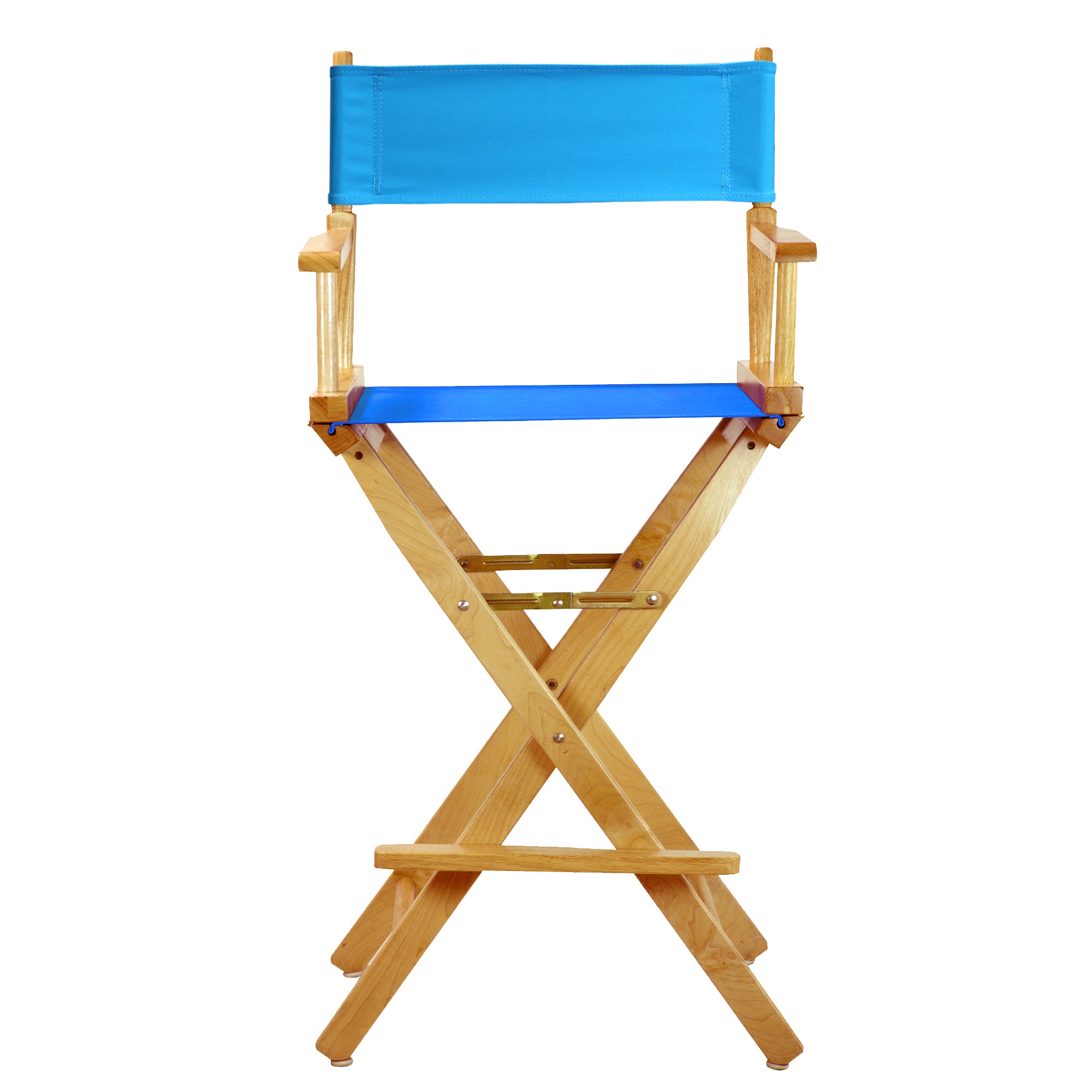 30' Director'S Chair Natural Frame-Turquoise Canvas
