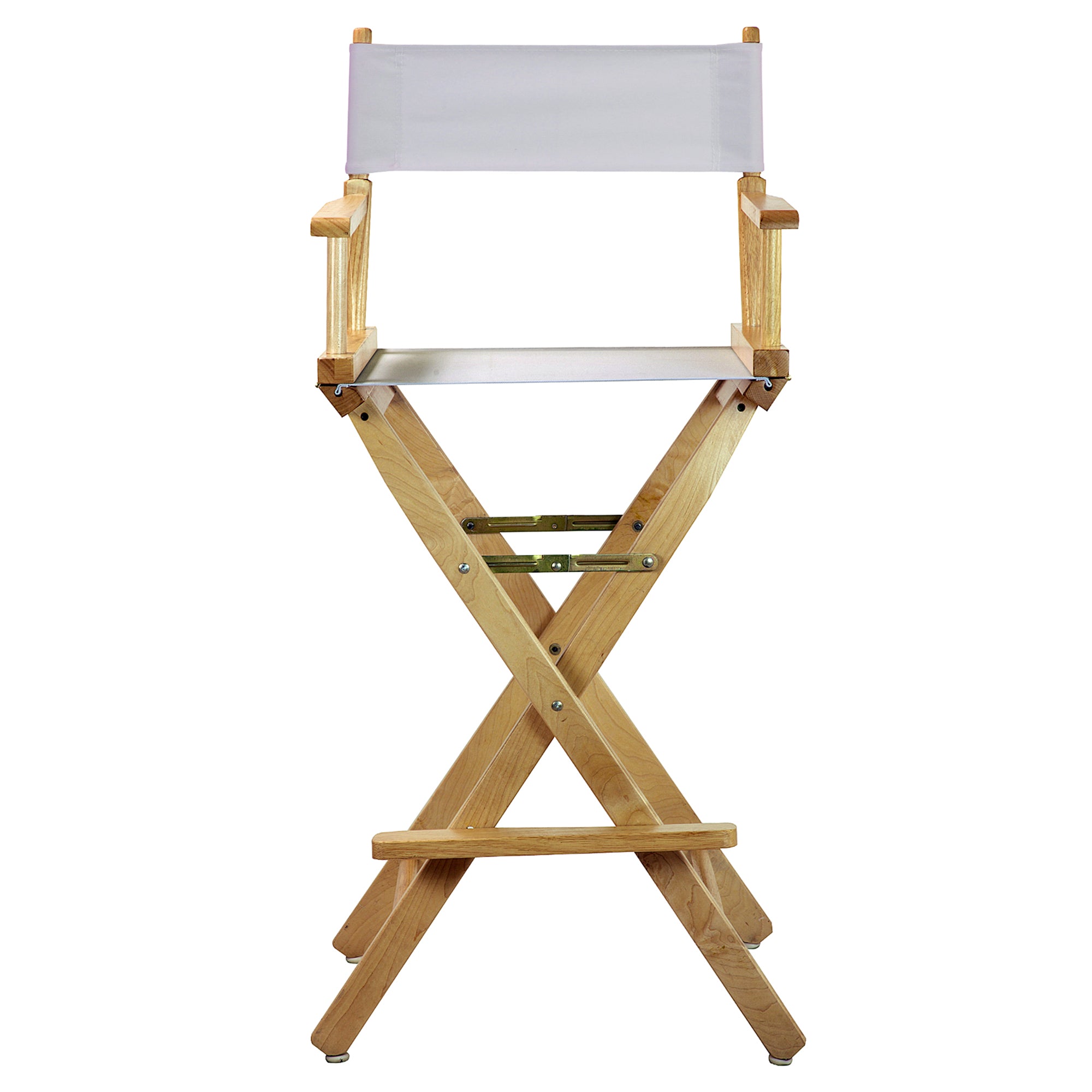 30' Director'S Chair Natural Frame-White Canvas