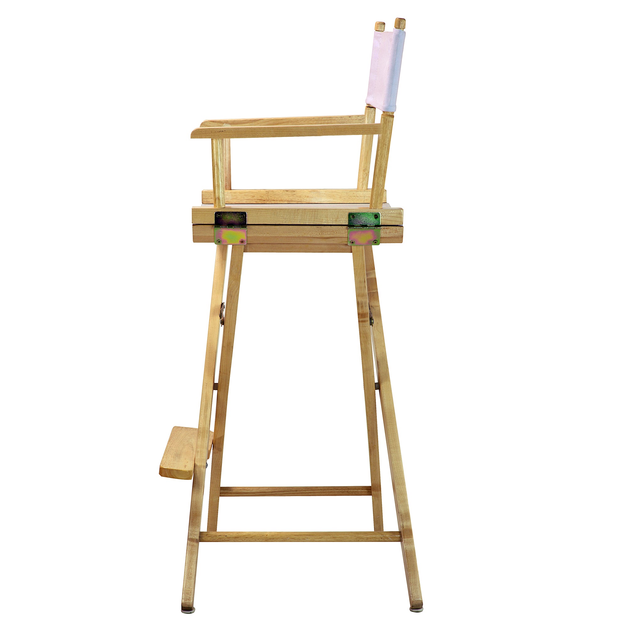 30' Director'S Chair Natural Frame-White Canvas