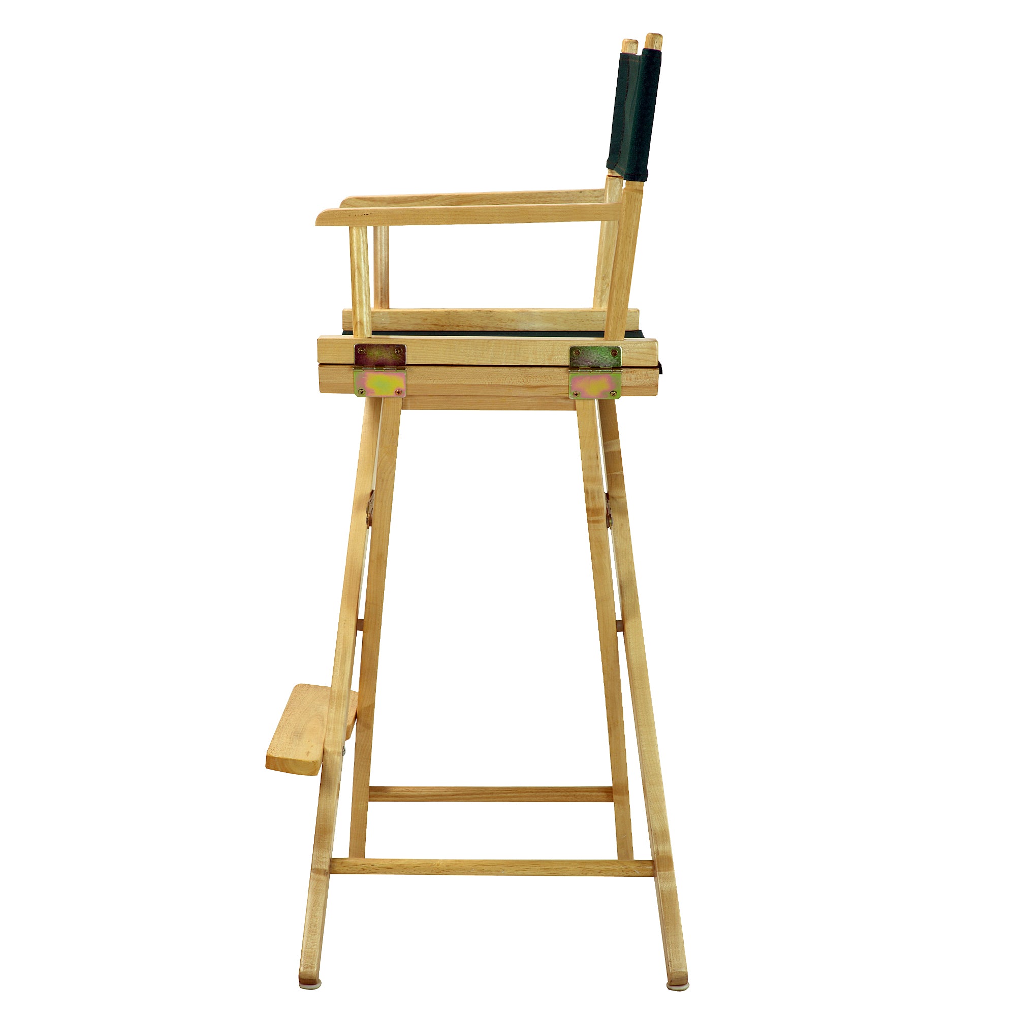 30' Director'S Chair Natural Frame-Hunter Green Canvas