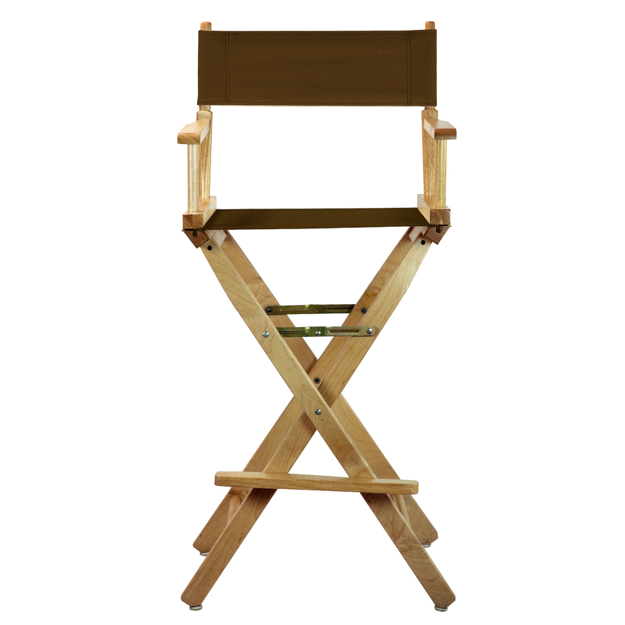 30' Director'S Chair Natural Frame-Brown Canvas
