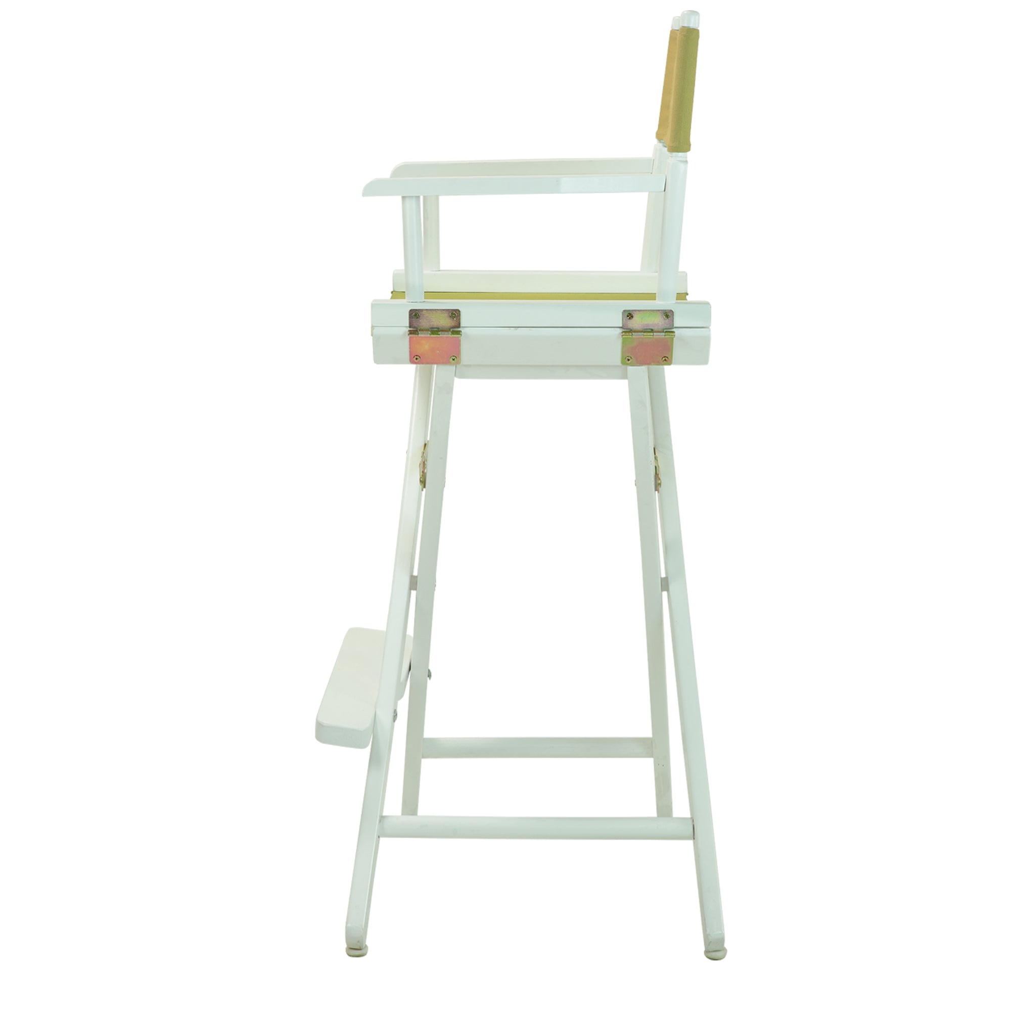 30' Director'S Chair White Frame-Olive Canvas