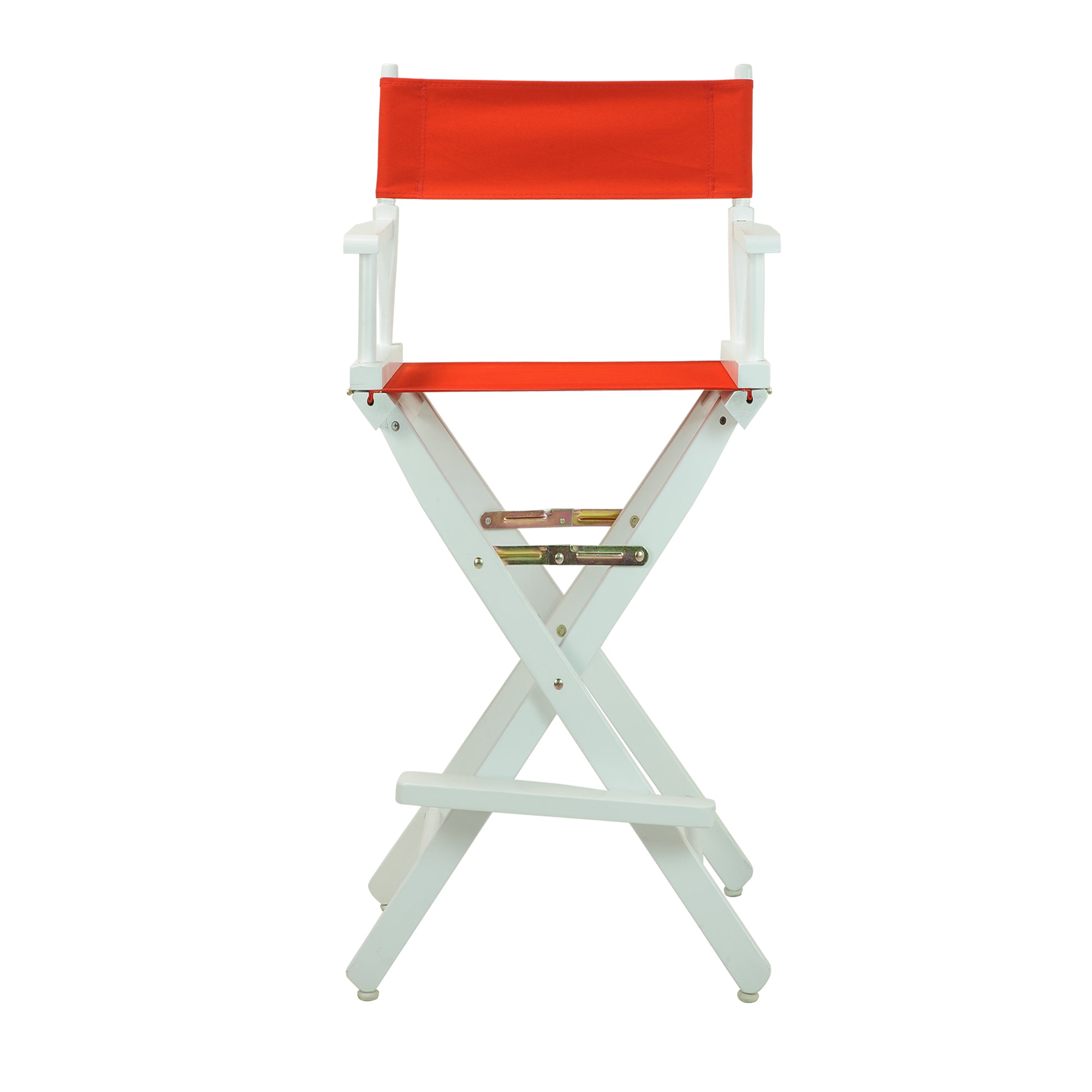 30' Director'S Chair White Frame-Red Canvas