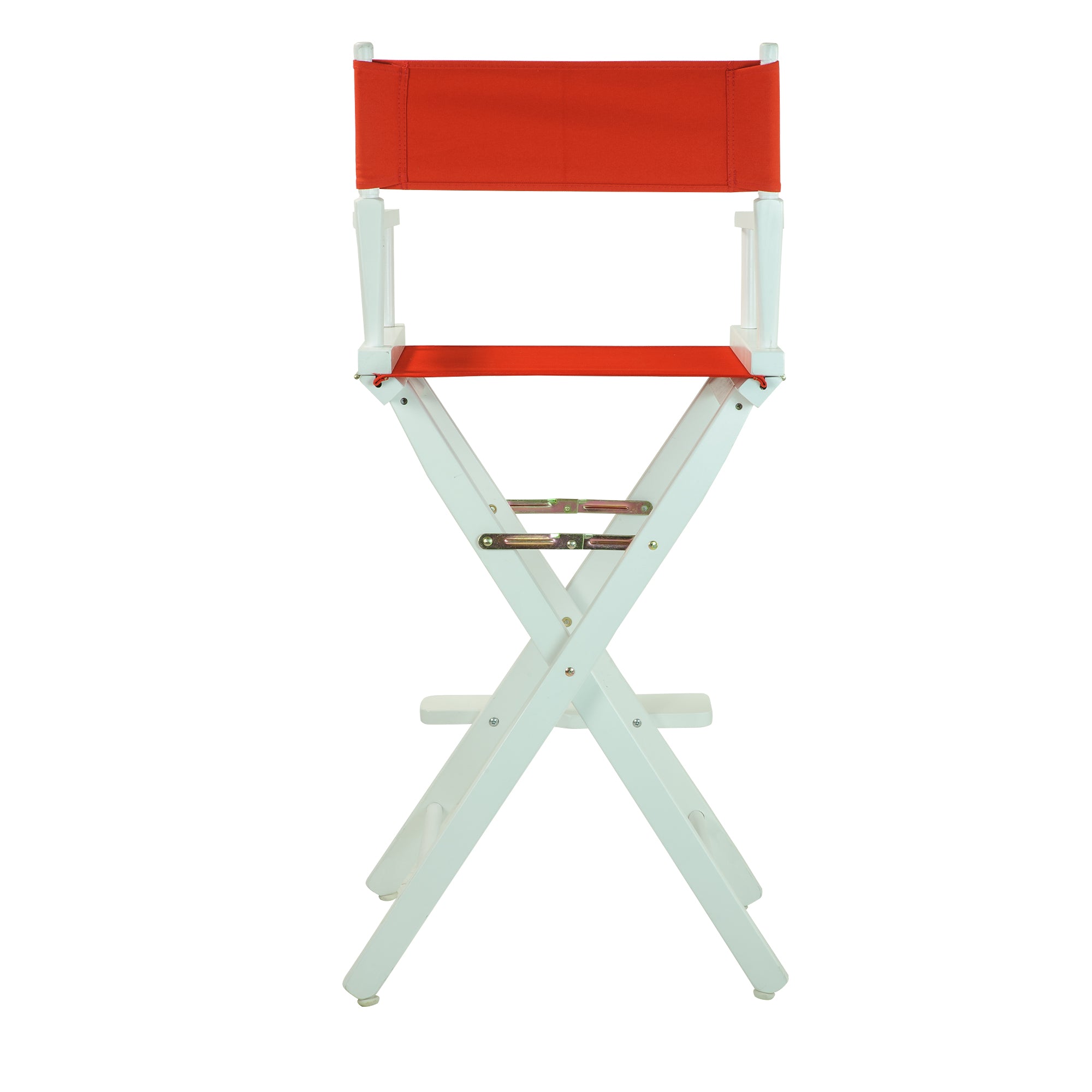 30' Director'S Chair White Frame-Red Canvas