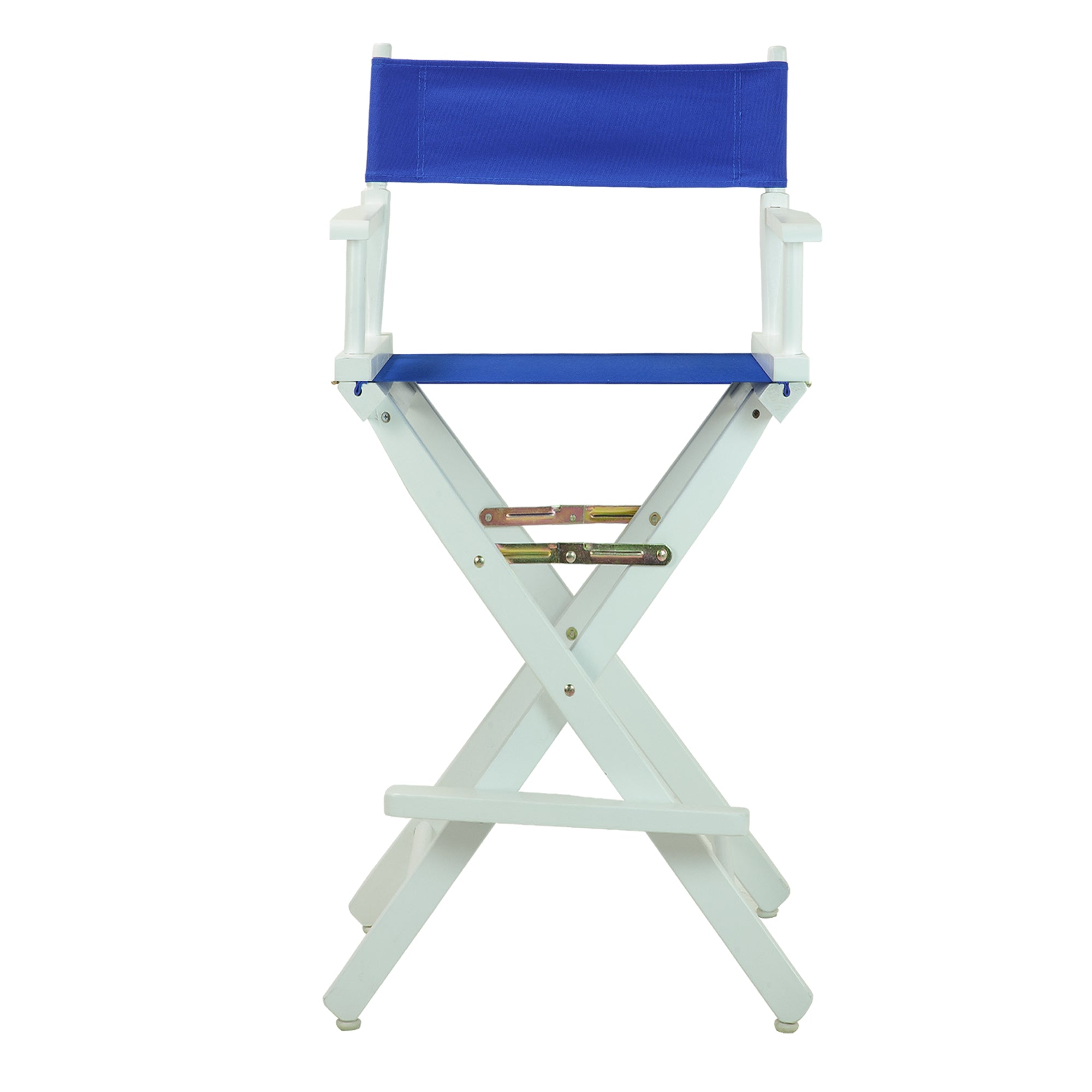30' Director'S Chair White Frame-Royal Blue Canvas