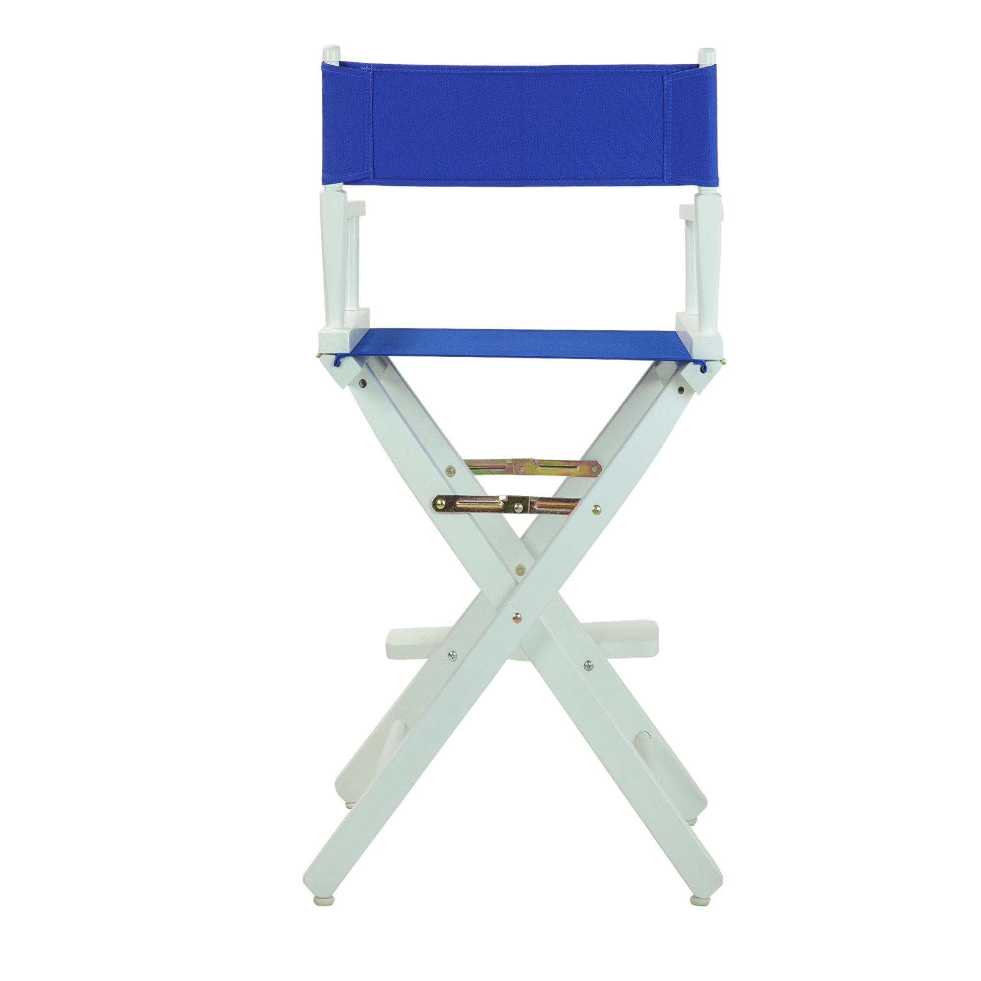 30' Director'S Chair White Frame-Royal Blue Canvas