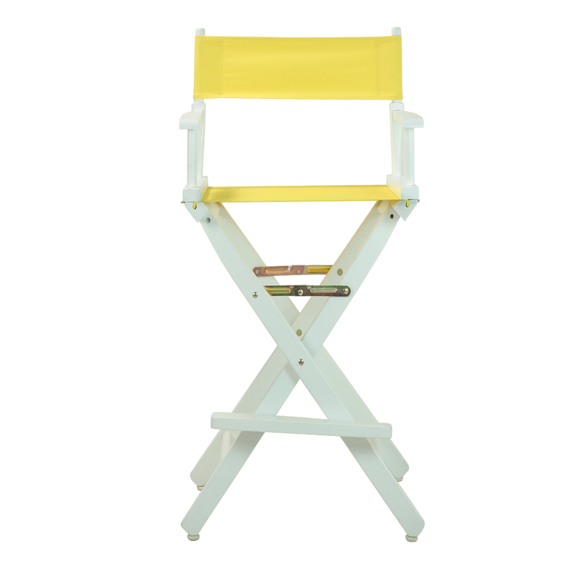 30' Director'S Chair White Frame-Yellow Canvas