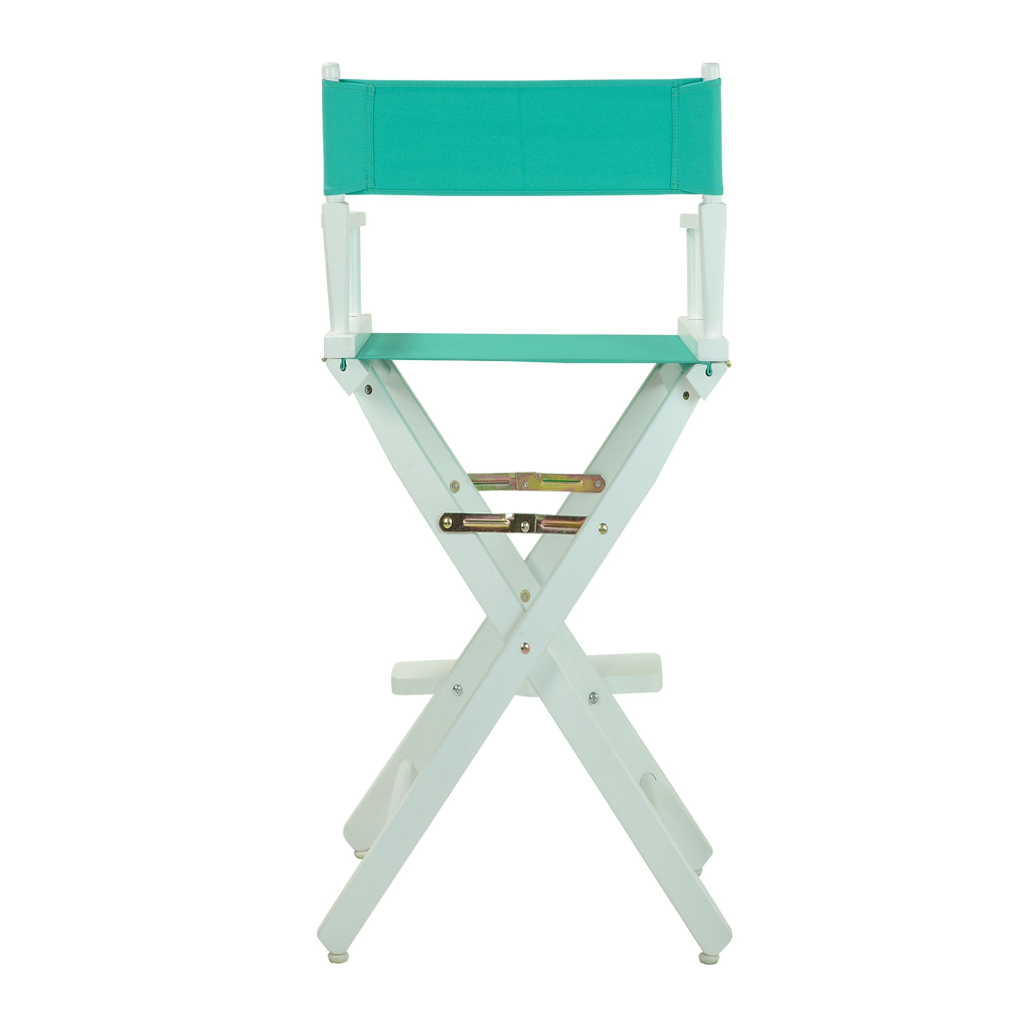 30' Director'S Chair White Frame-Teal Canvas