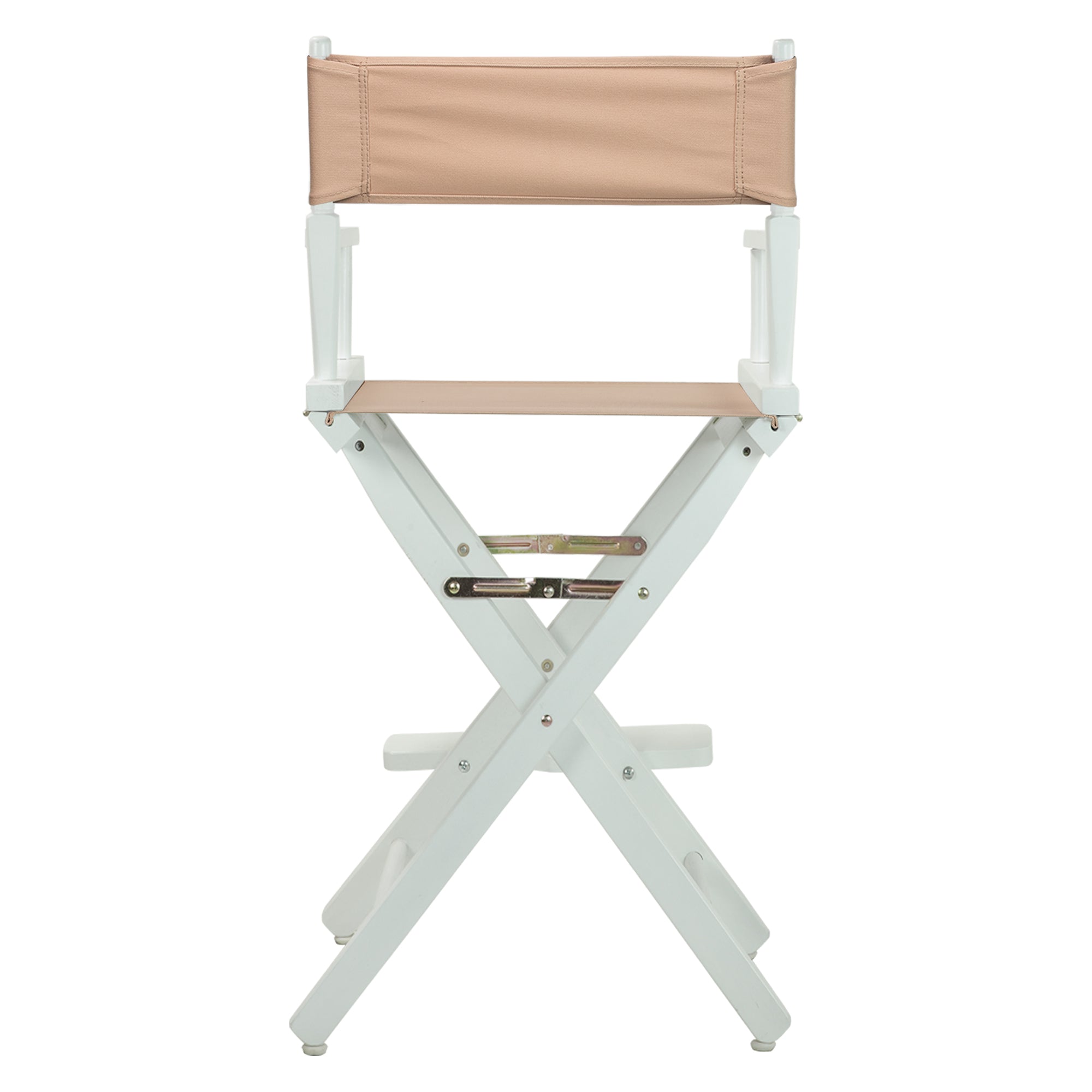 30' Director'S Chair White Frame-Tan Canvas