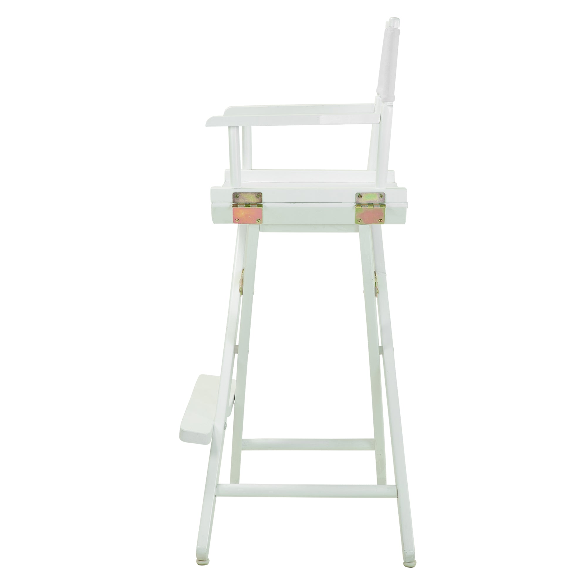 30' Director'S Chair White Frame-White Canvas