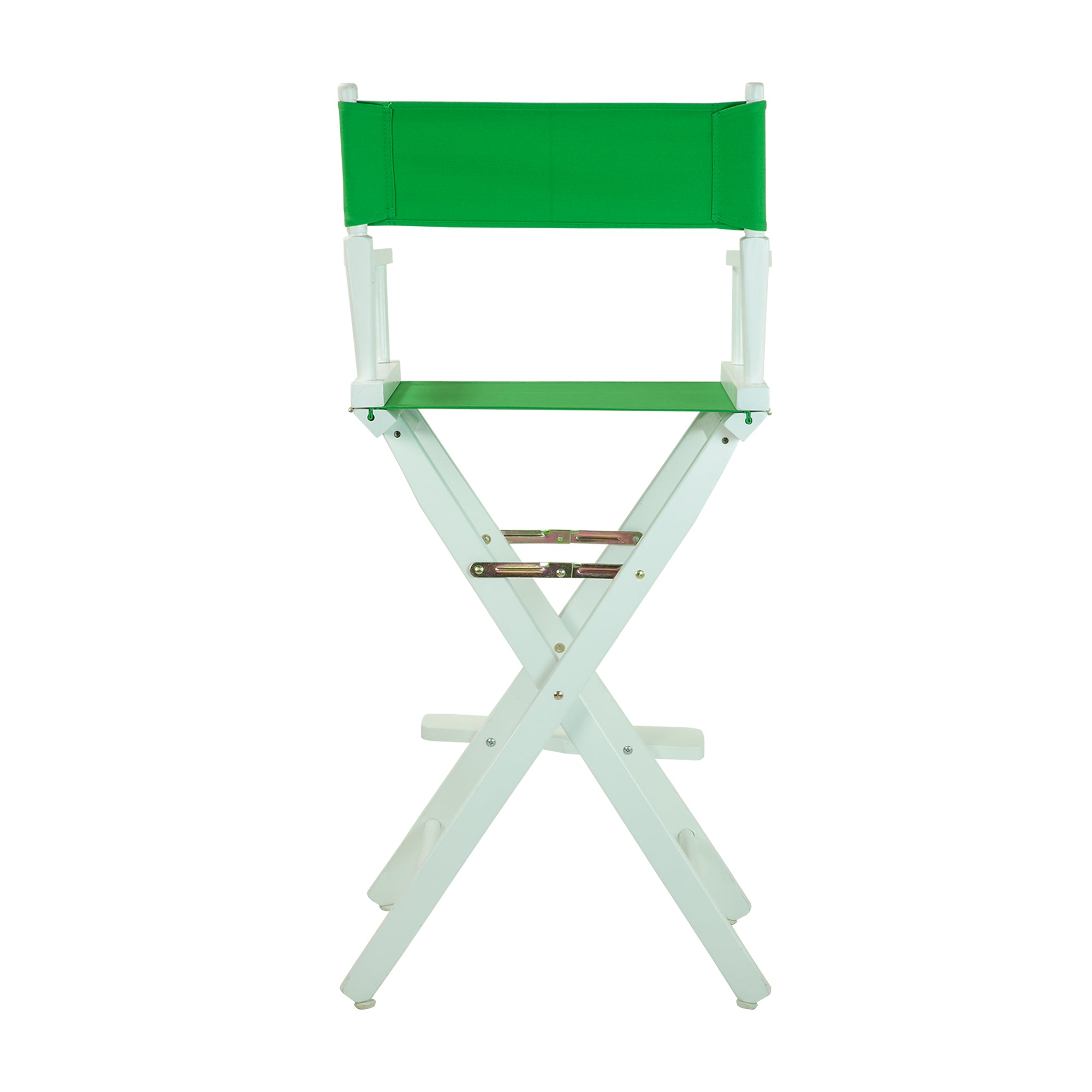 30' Director'S Chair White Frame-Green Canvas