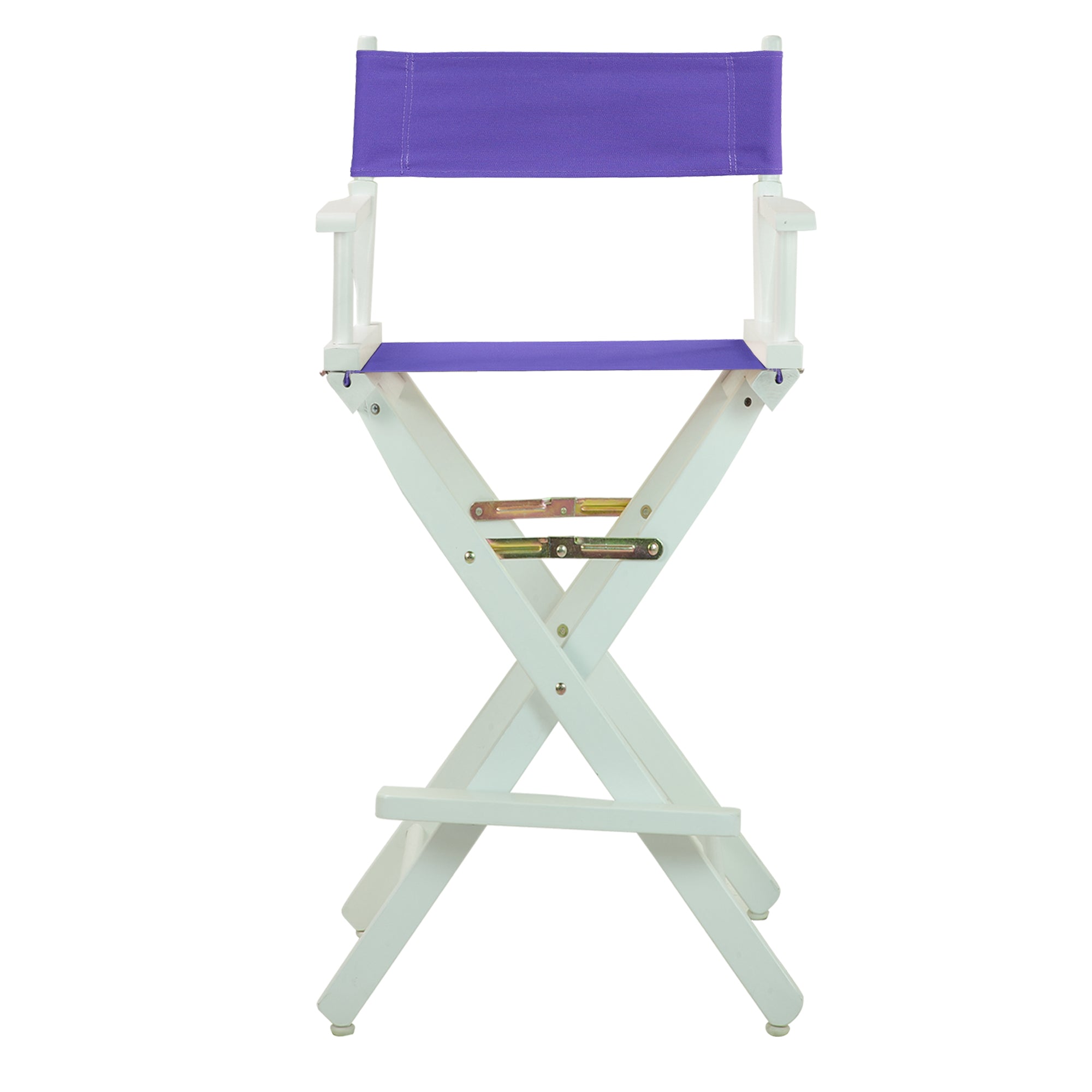 30' Director'S Chair White Frame-Purple Canvas