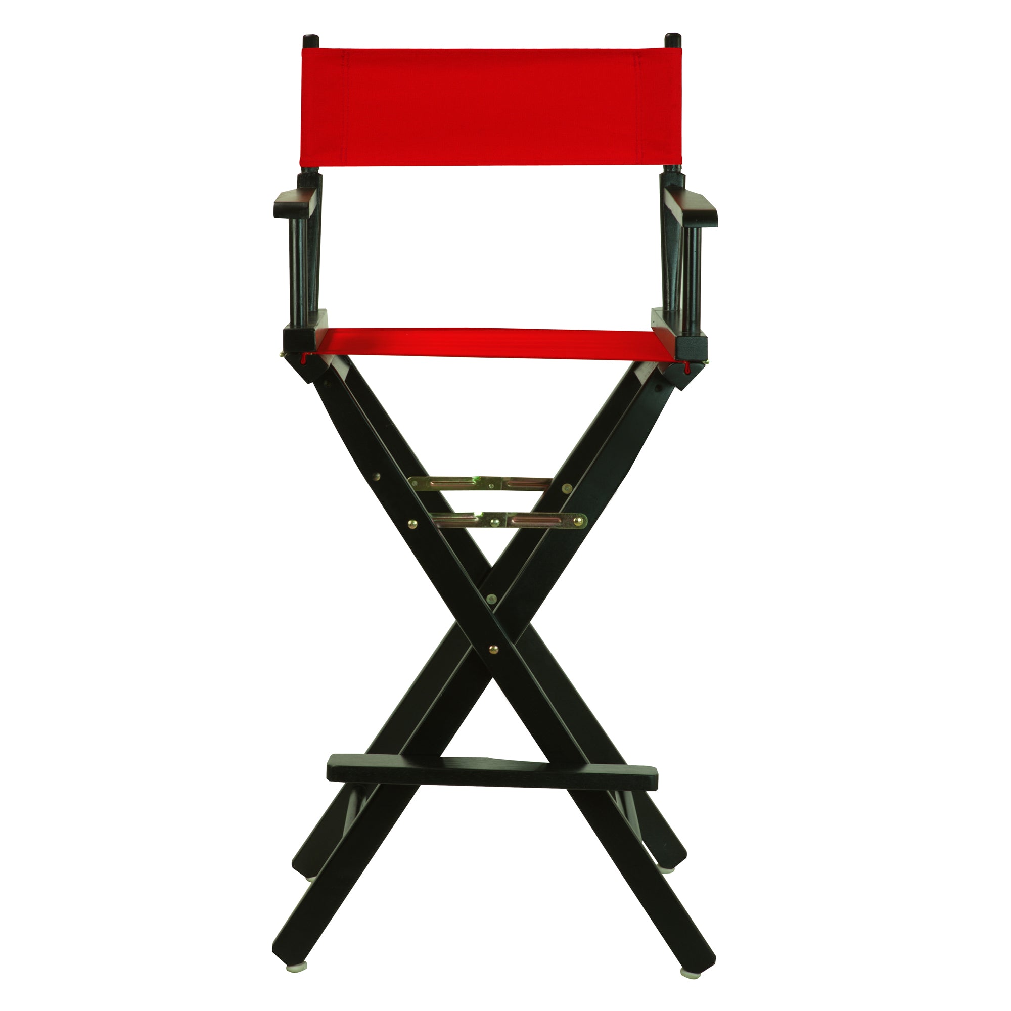 30' Director'S Chair Black Frame-Red Canvas
