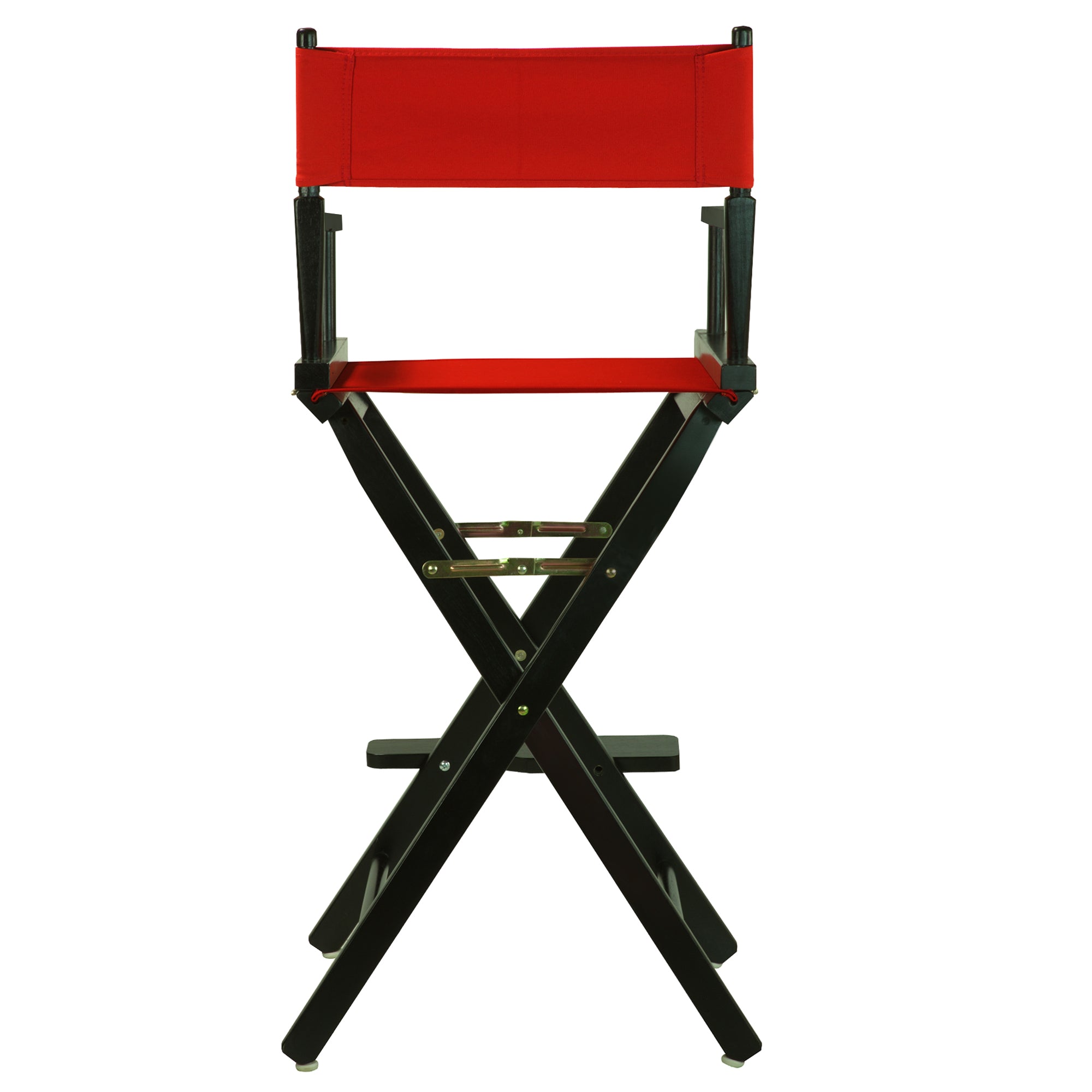 30' Director'S Chair Black Frame-Red Canvas