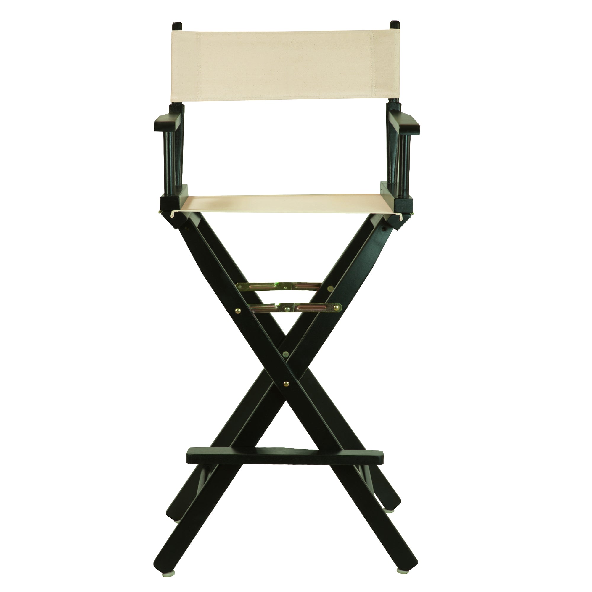 30' Director'S Chair Black Frame-Natural/Wheat Canvas