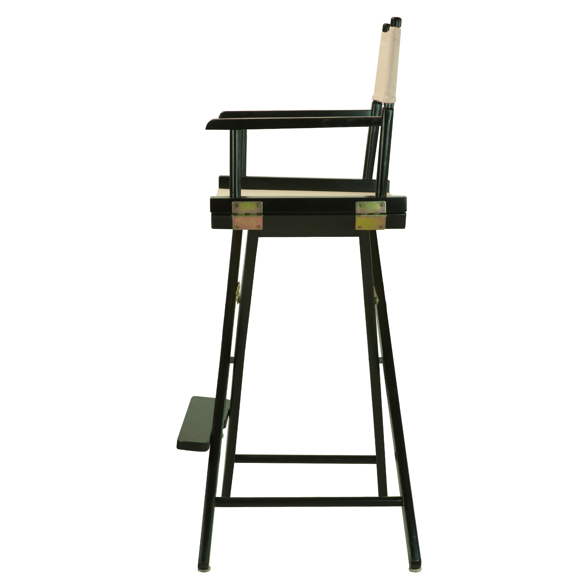 30' Director'S Chair Black Frame-Natural/Wheat Canvas
