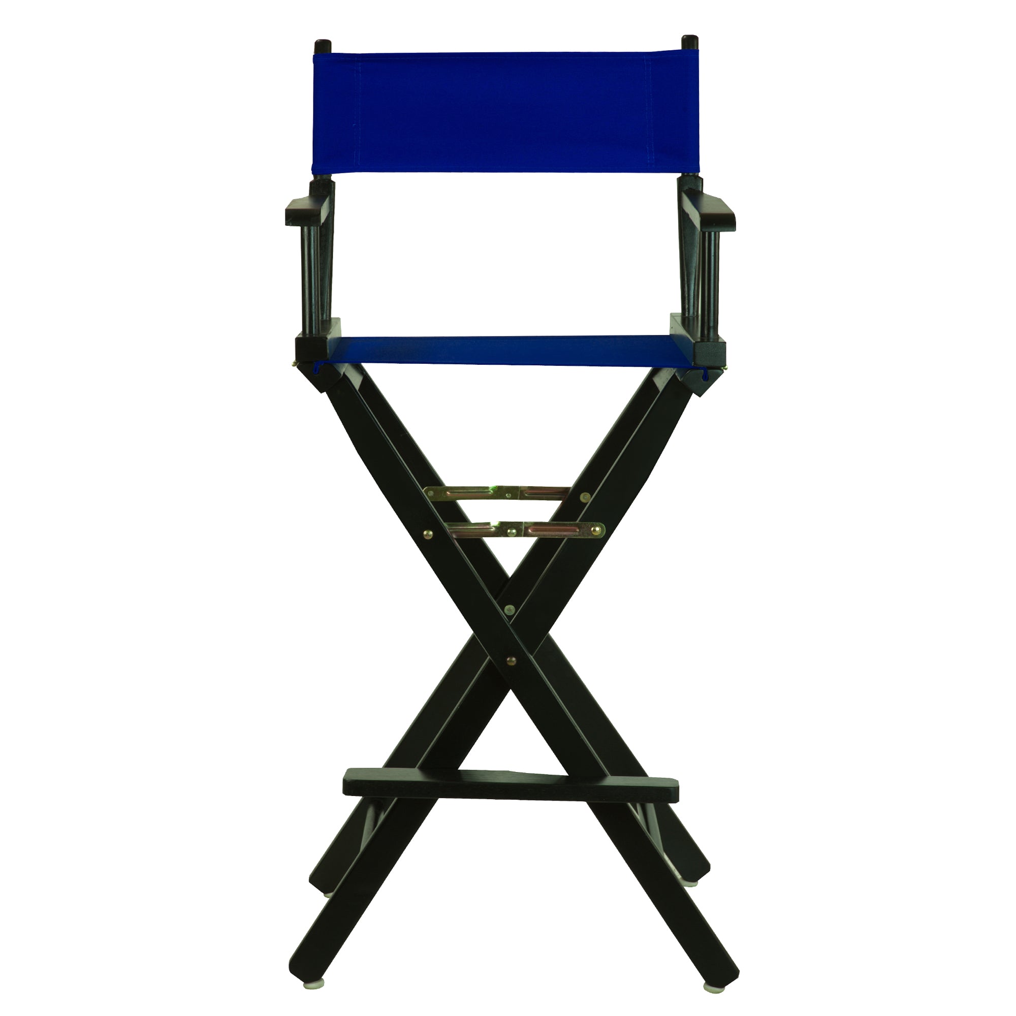 30' Director'S Chair Black Frame-Royal Blue Canvas