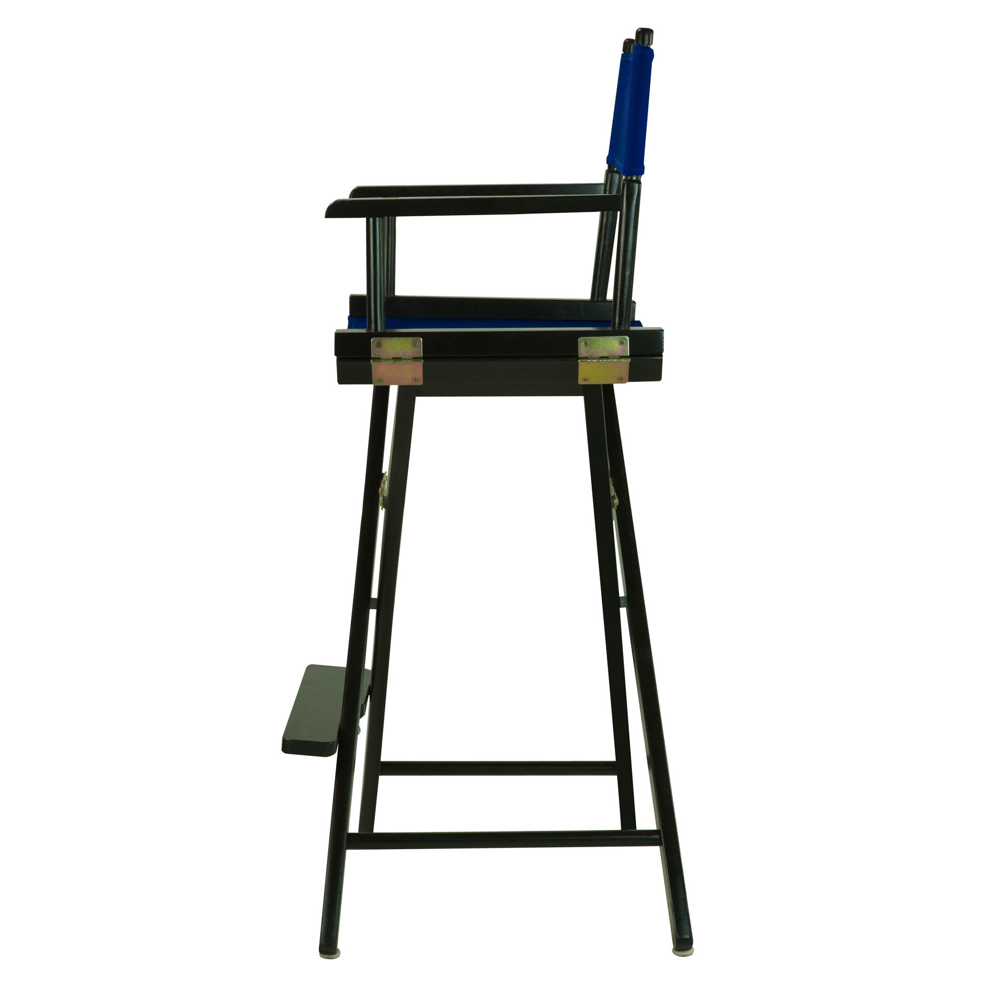 30' Director'S Chair Black Frame-Royal Blue Canvas