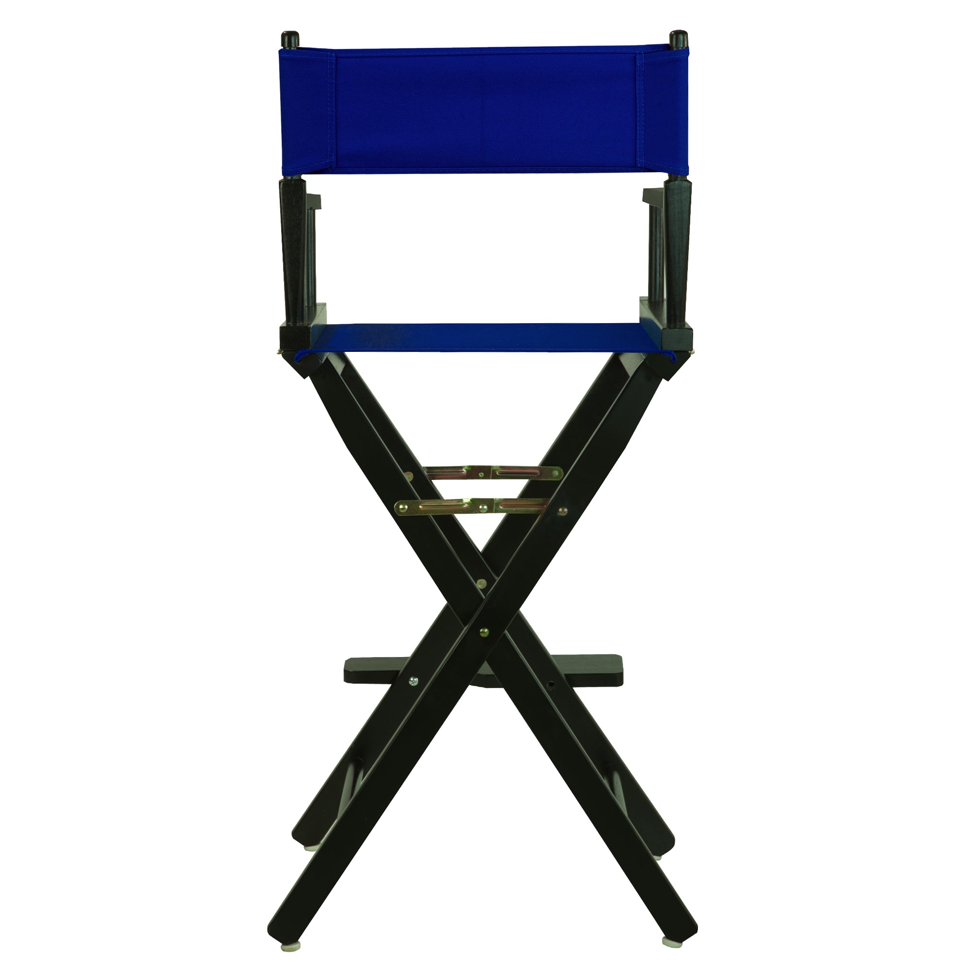 30' Director'S Chair Black Frame-Royal Blue Canvas
