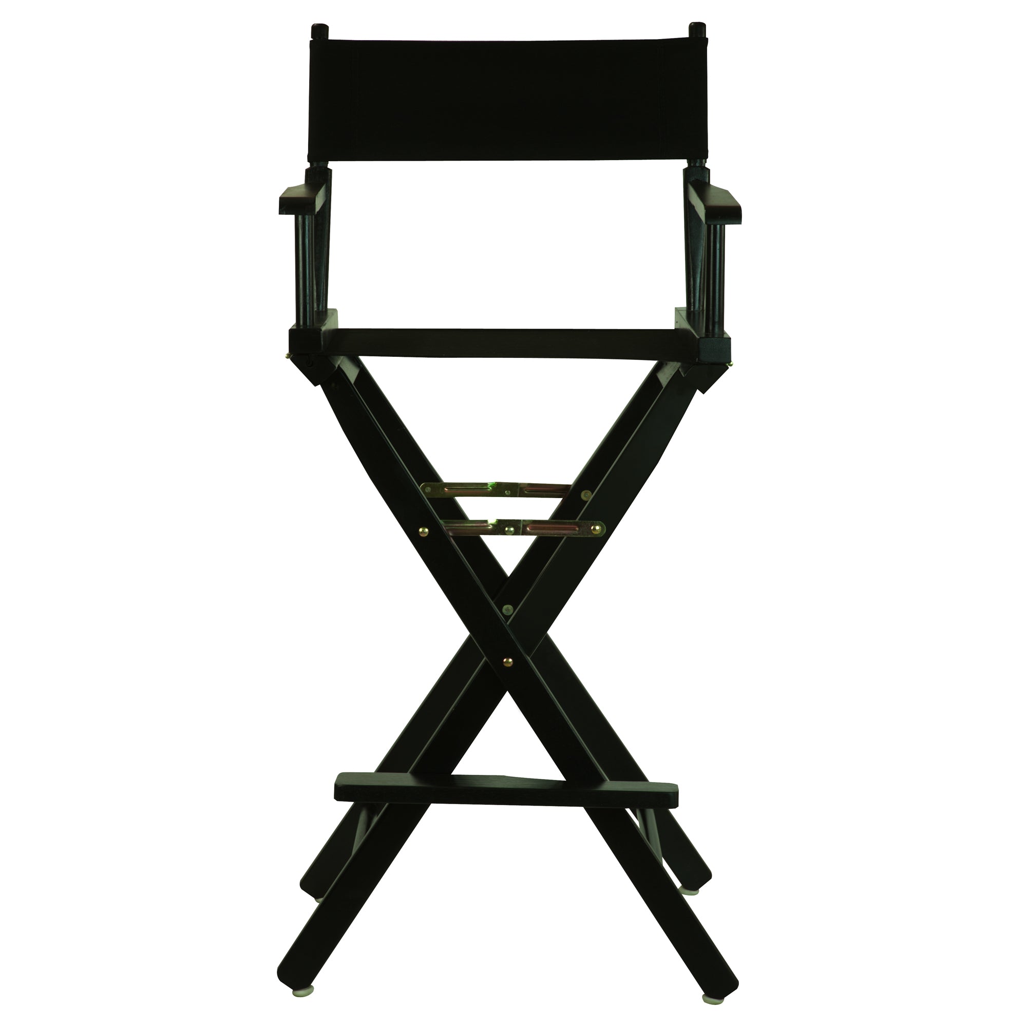 30' Director'S Chair Black Frame-Black Canvas