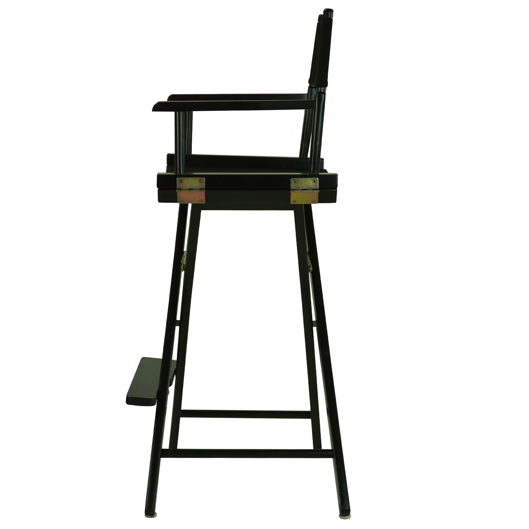 30' Director'S Chair Black Frame-Black Canvas