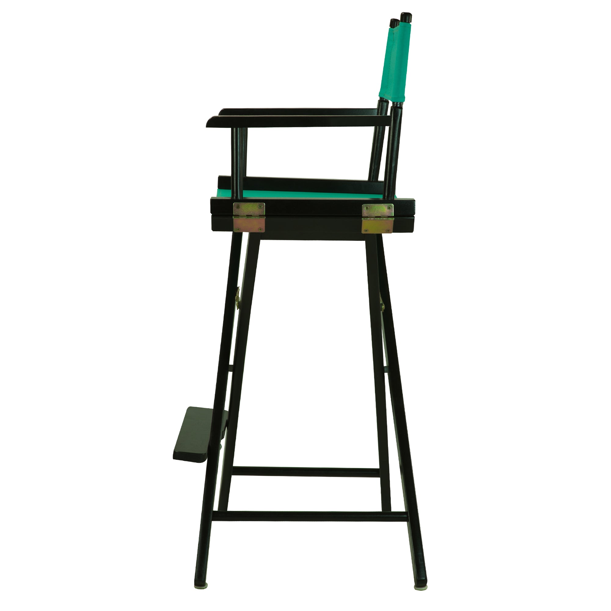30' Director'S Chair Black Frame-Teal Canvas