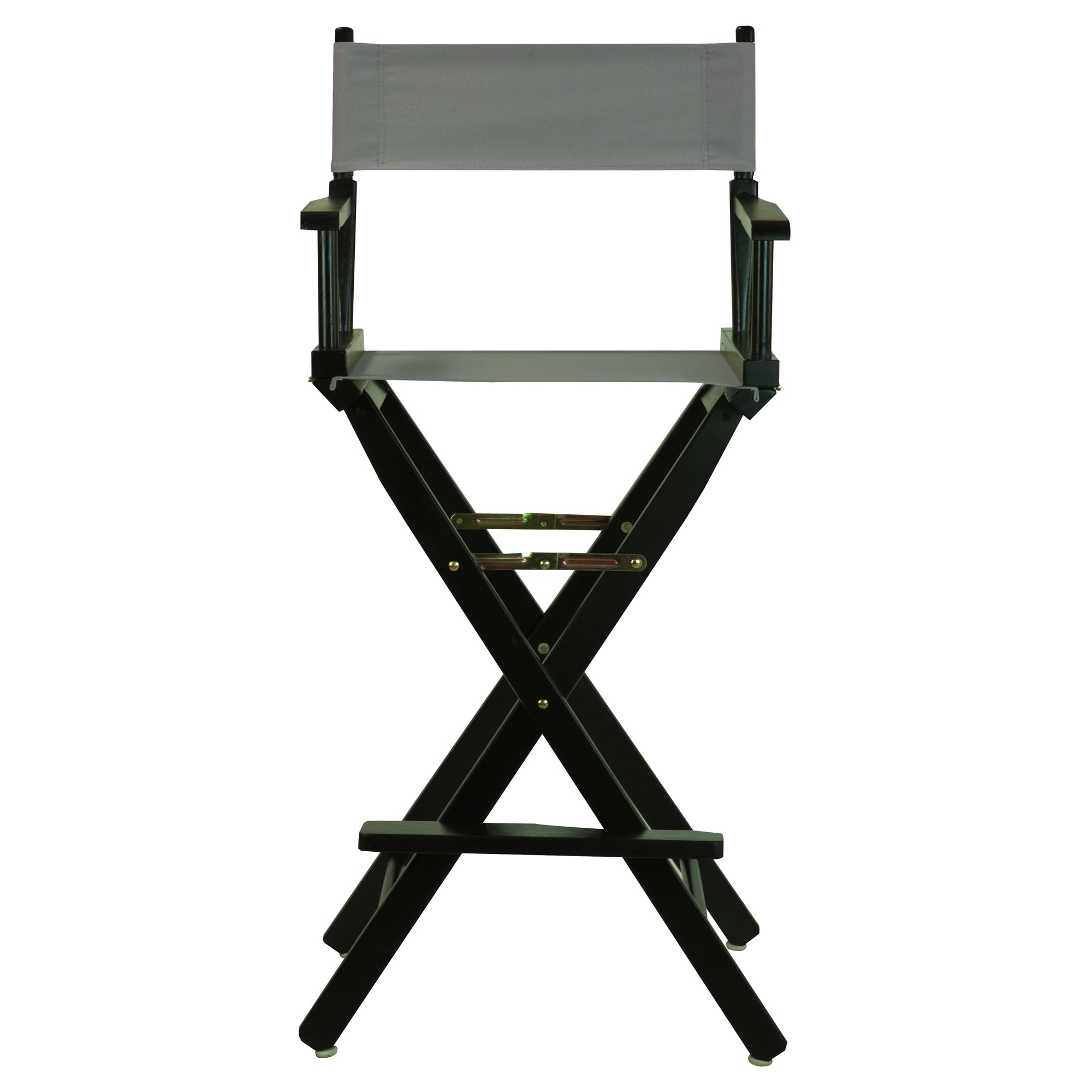 30' Director'S Chair Black Frame-Gray Canvas