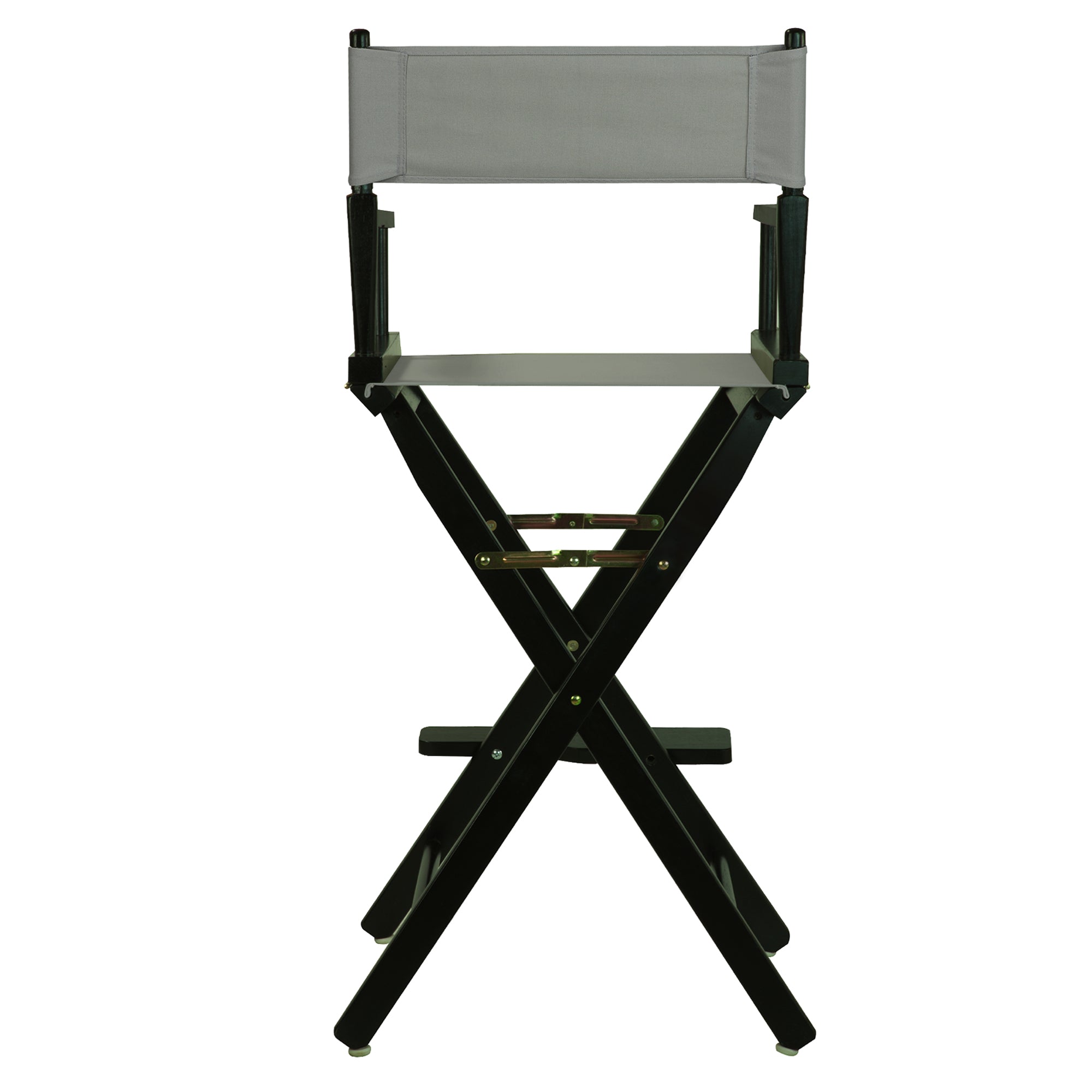30' Director'S Chair Black Frame-Gray Canvas