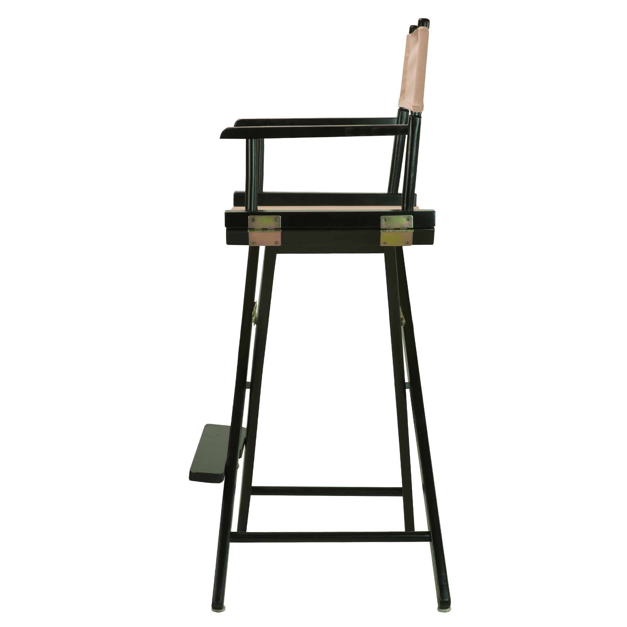 30' Director'S Chair Black Frame-Tan Canvas