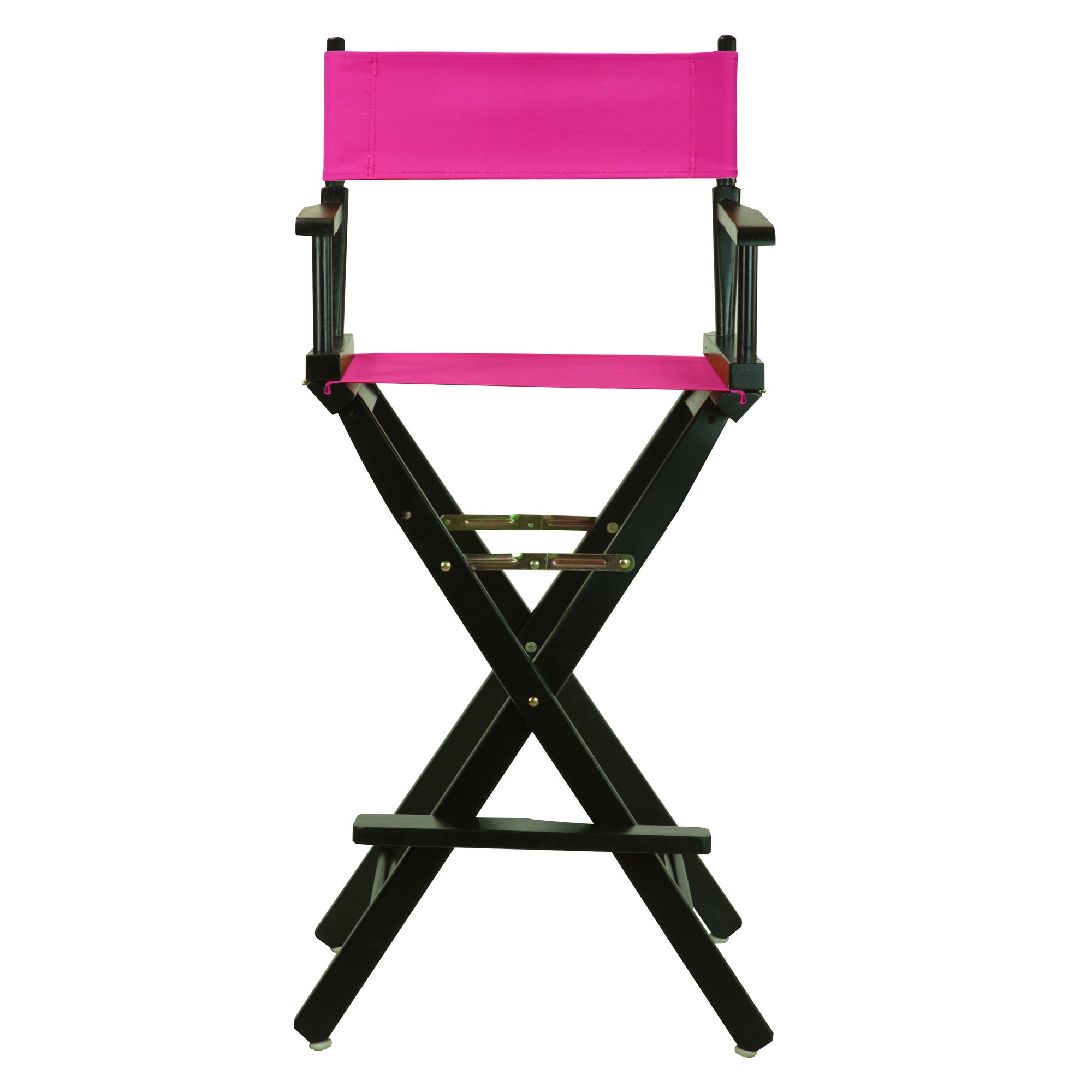 30' Director'S Chair Black Frame-Magenta Canvas